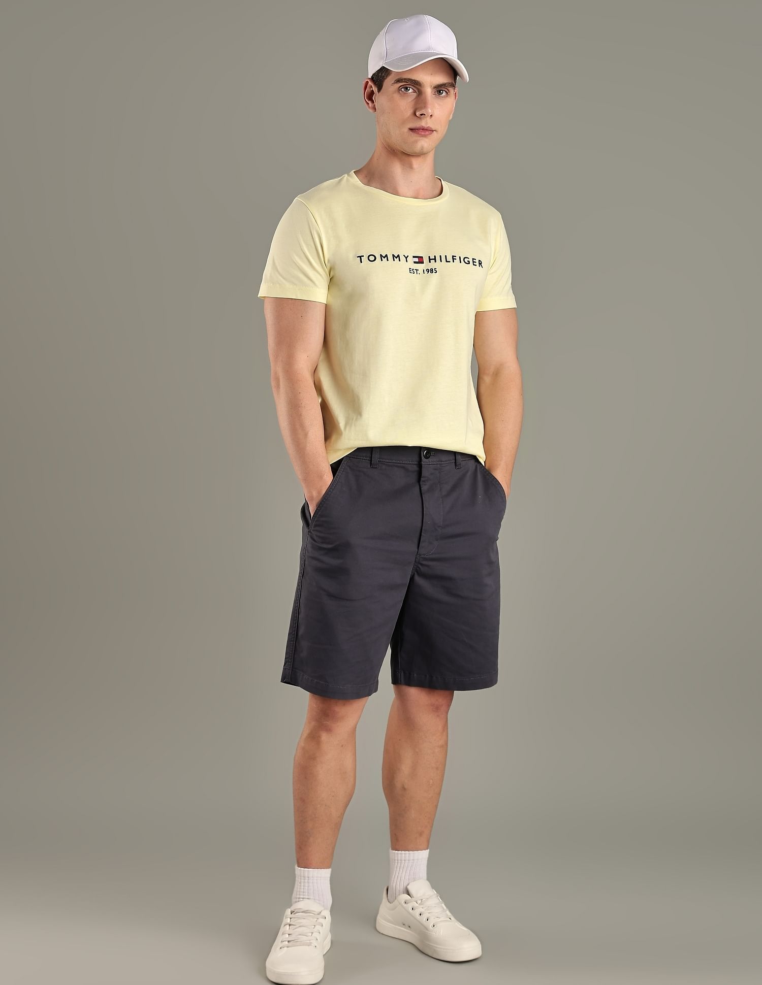 Tommy Hilfiger Embroidered Logo Regular-Fit Cotton T-Shirt