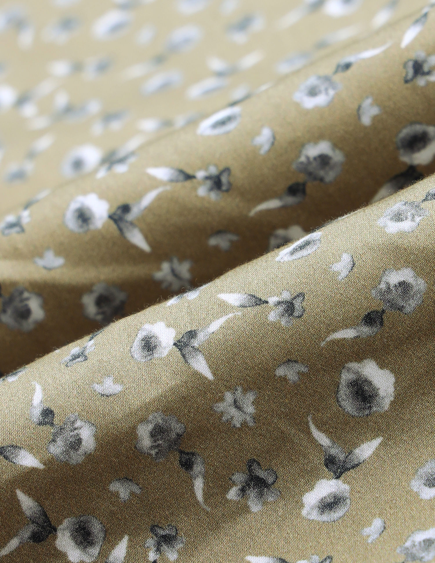 Flying Machine Floral Print Sateen Shirt