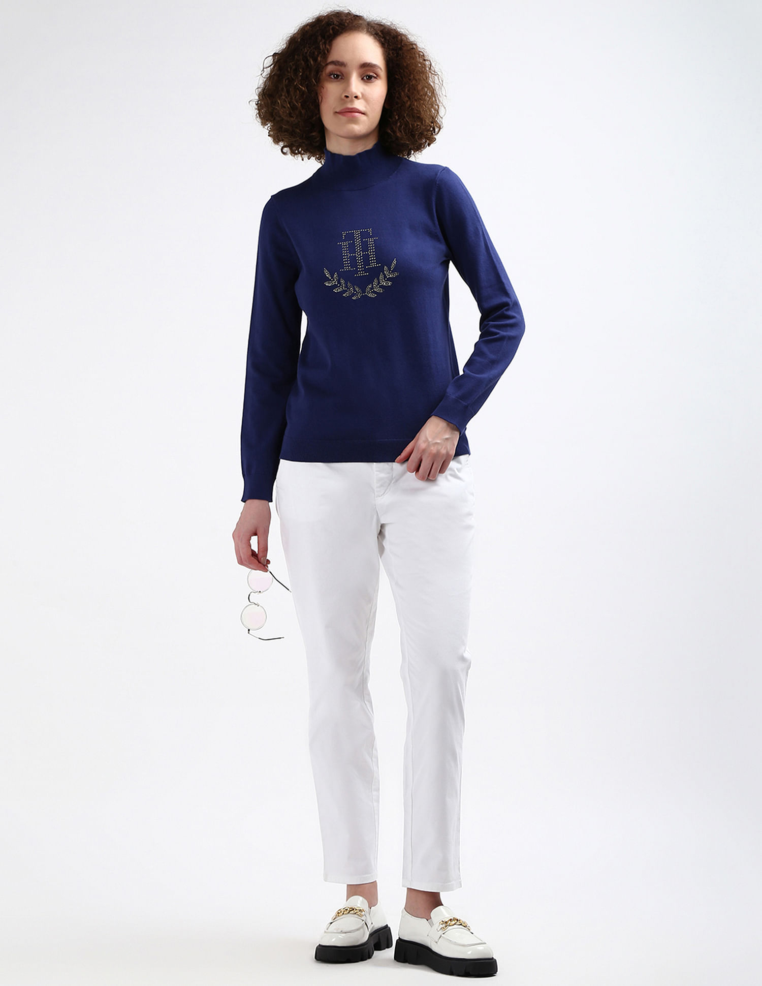 Tommy Hilfiger Turtle Neck Logo Sweater