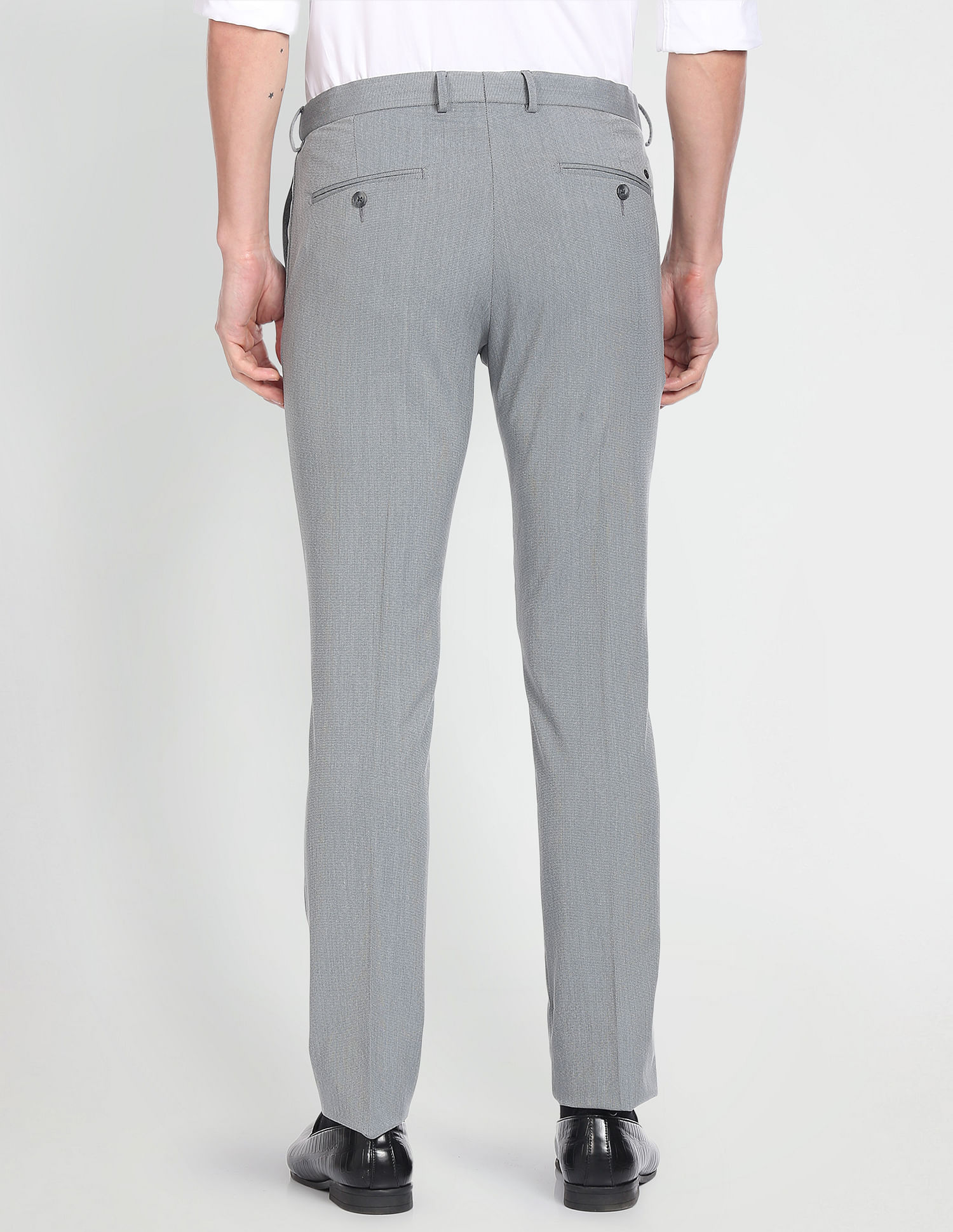 Arrow Dobby Autoflex Formal Trousers