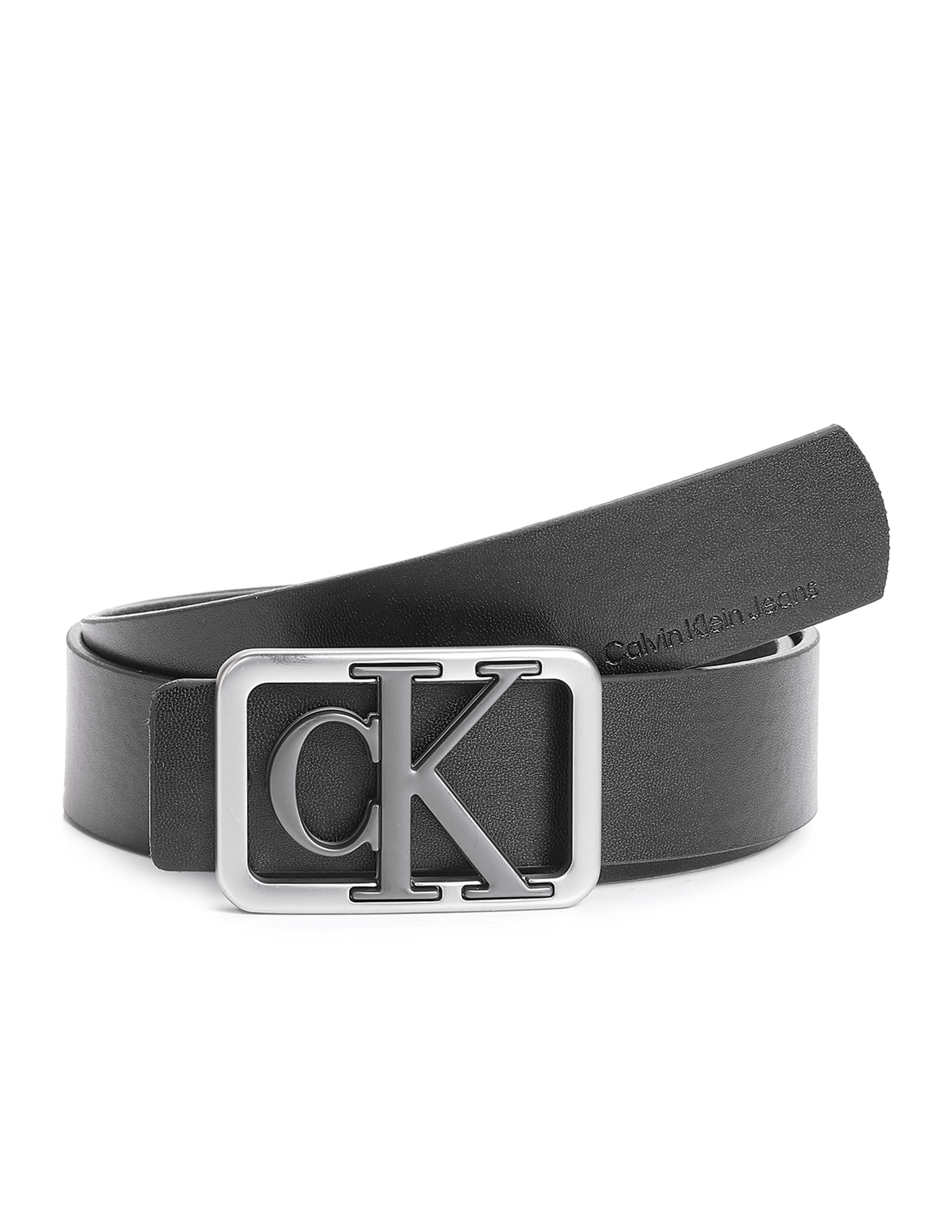 calvin klein reversible monogram belt