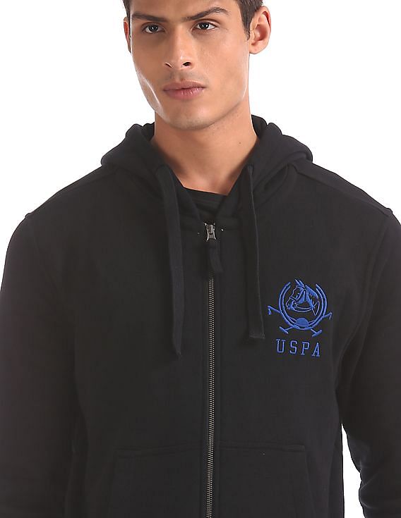 U.S. Polo Assn. Solid Hooded Sweatshirt