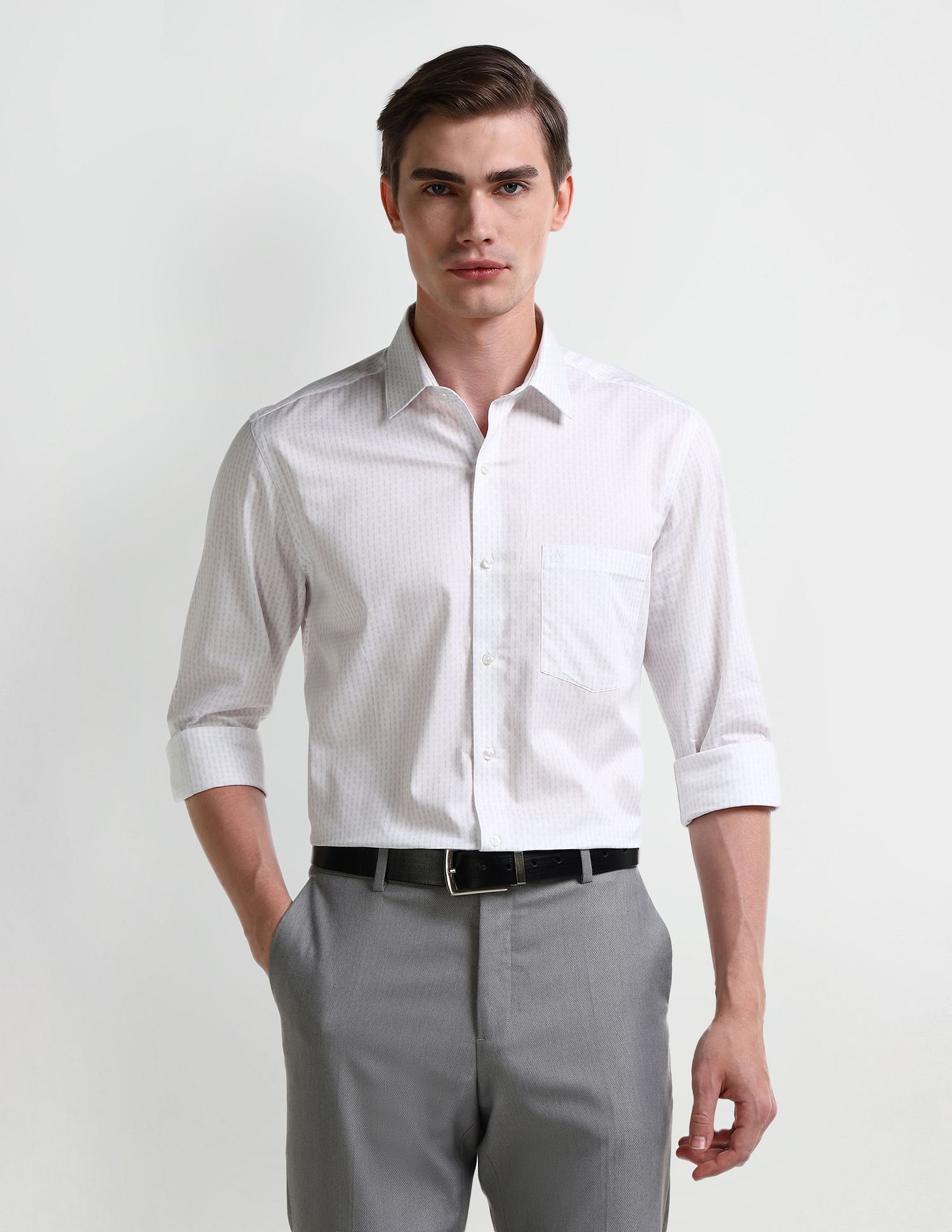 Arrow Liberty Classic Geometric Print Shirt