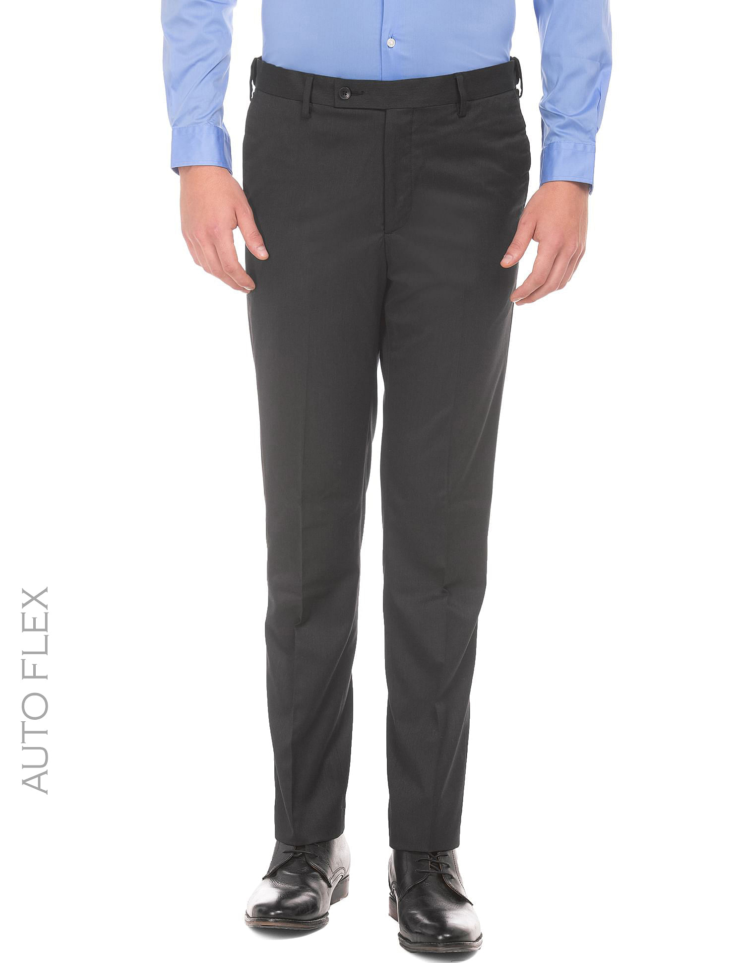 Buy Men Black Solid Carrot Fit Casual Trousers Online  565770  Peter  England