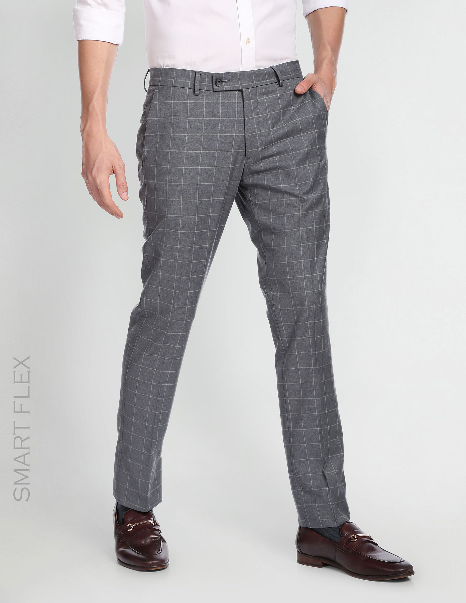 Fashion Mens Check Printed Trousers Work Office Casual Smart Casual | Jumia  Nigeria