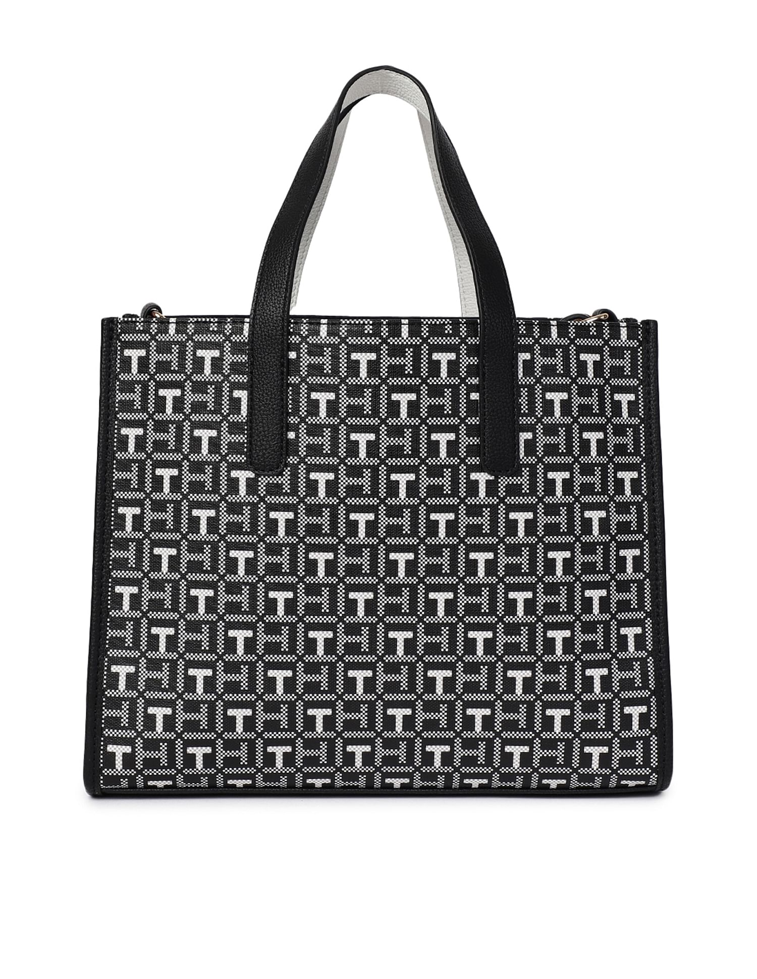 Tommy Hilfiger Square Monogram Jocelyn Shopper Bag