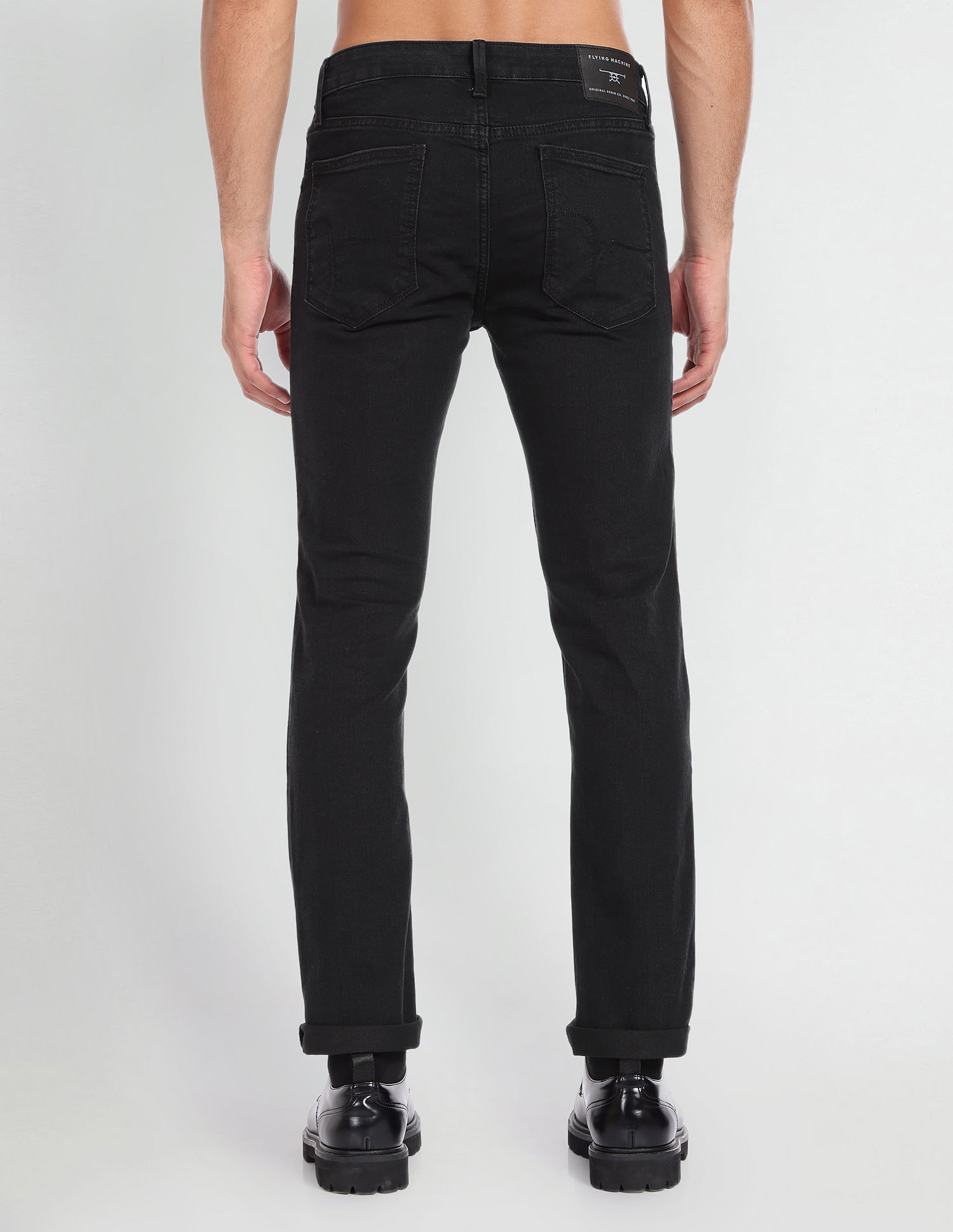 Flying Machine Michael Slim Tapered Fit Rinsed Jeans