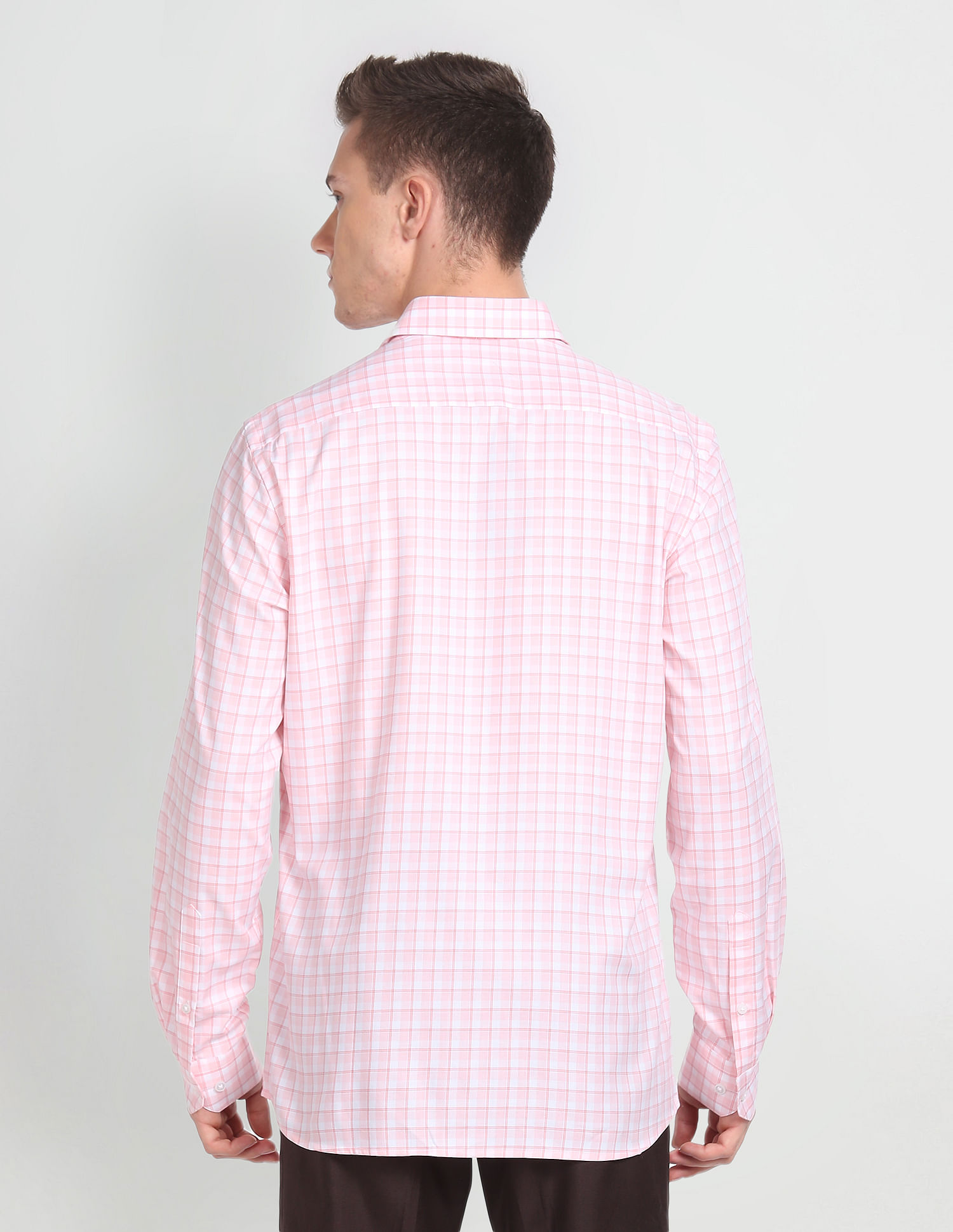 Arrow Dupplin Check Cotton Formal Shirt