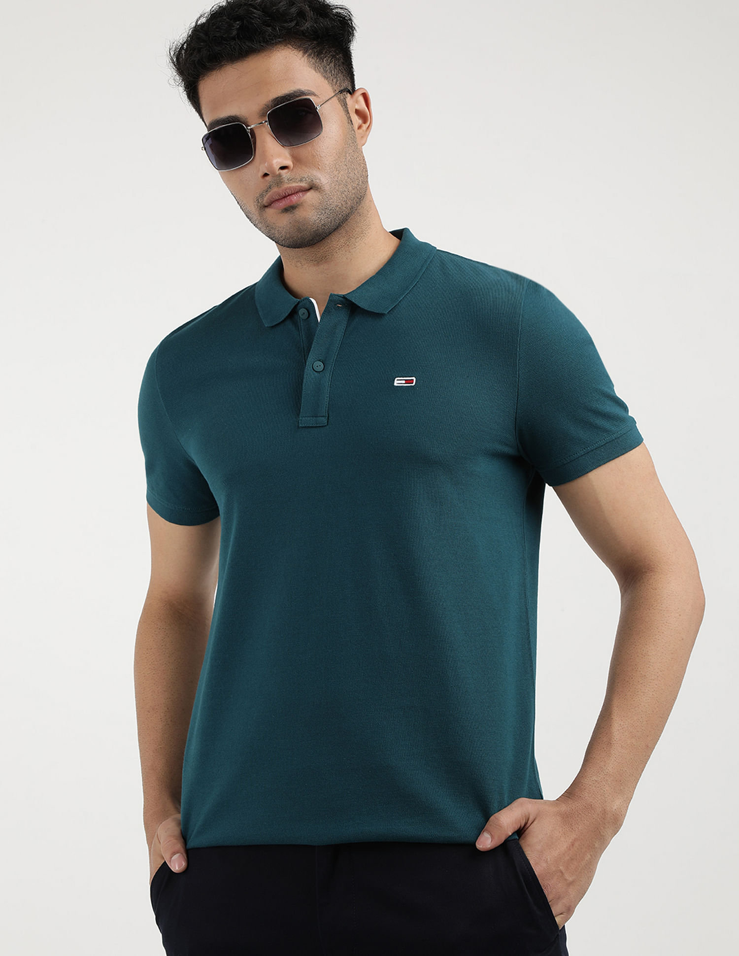 Tommy Hilfiger Solid Slim Fit Polo Shirt
