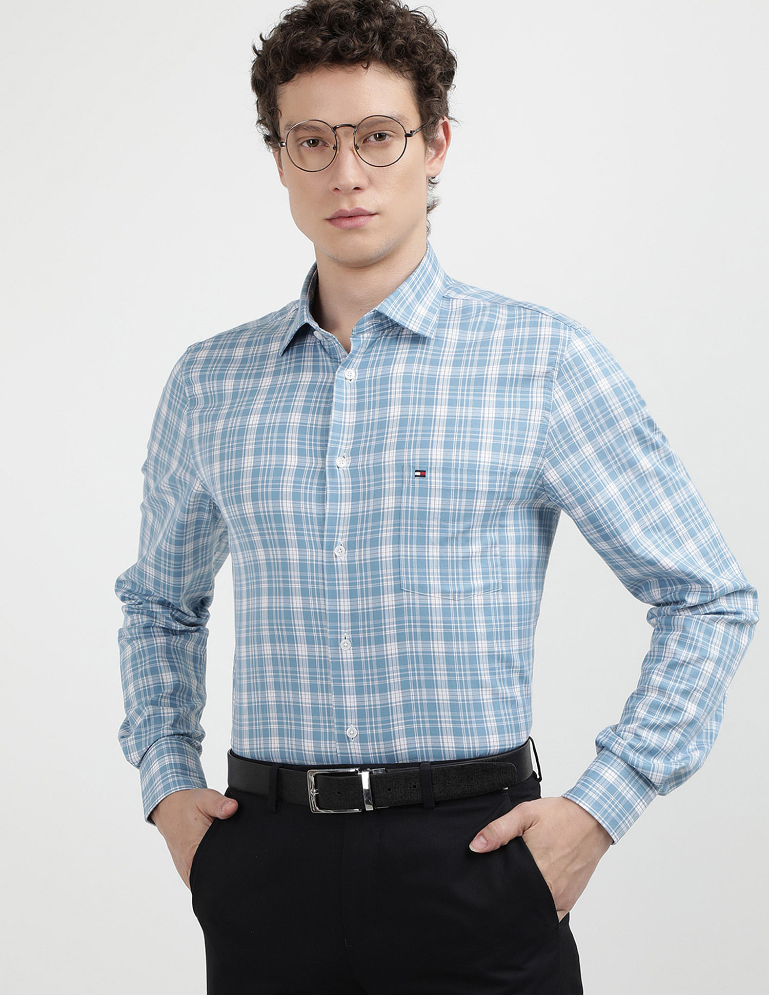 Tommy Hilfiger Mid Checked Regular Fit Shirt