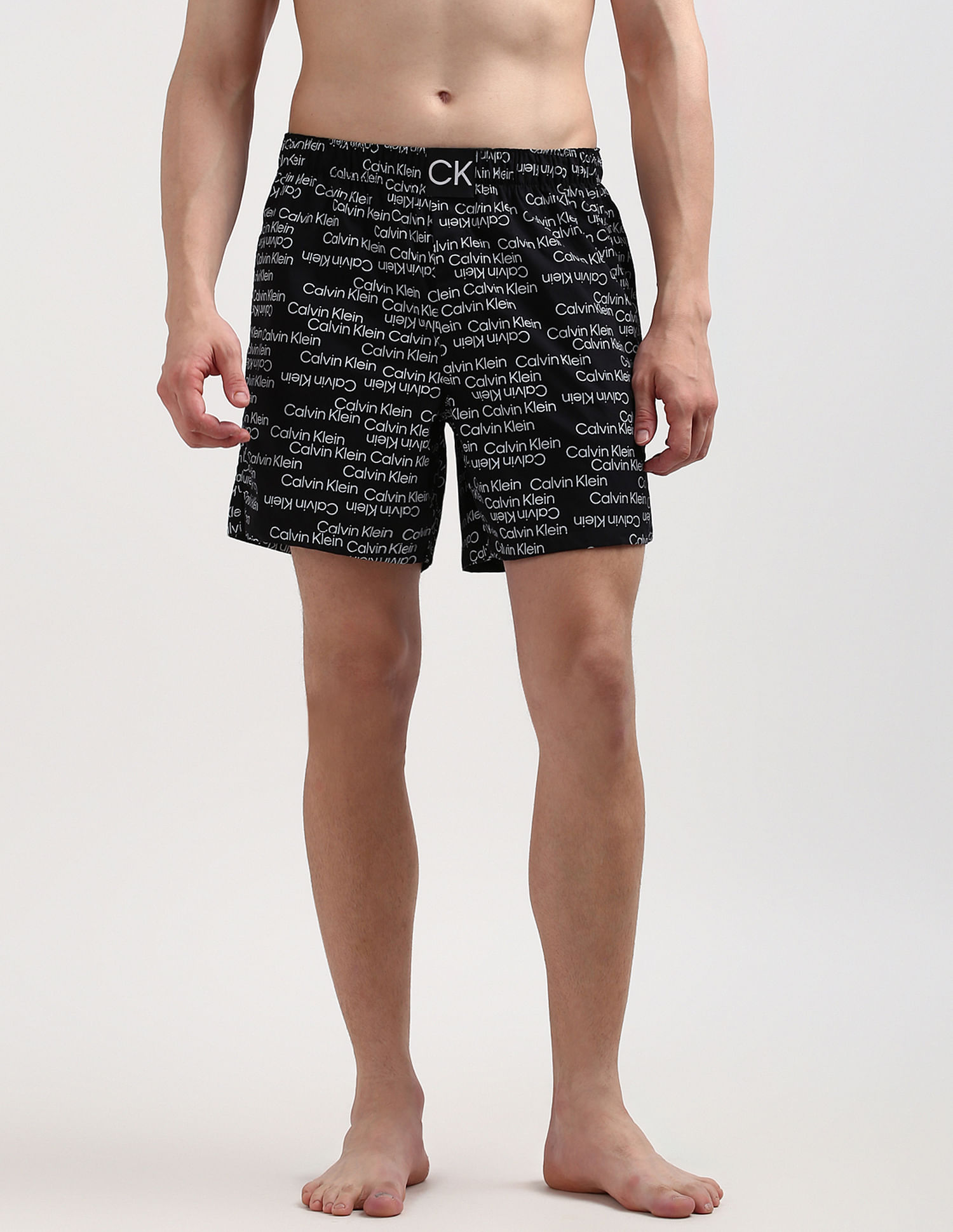 Buy Calvin Klein Underwear Logo Print Cotton Boxers NNNOW