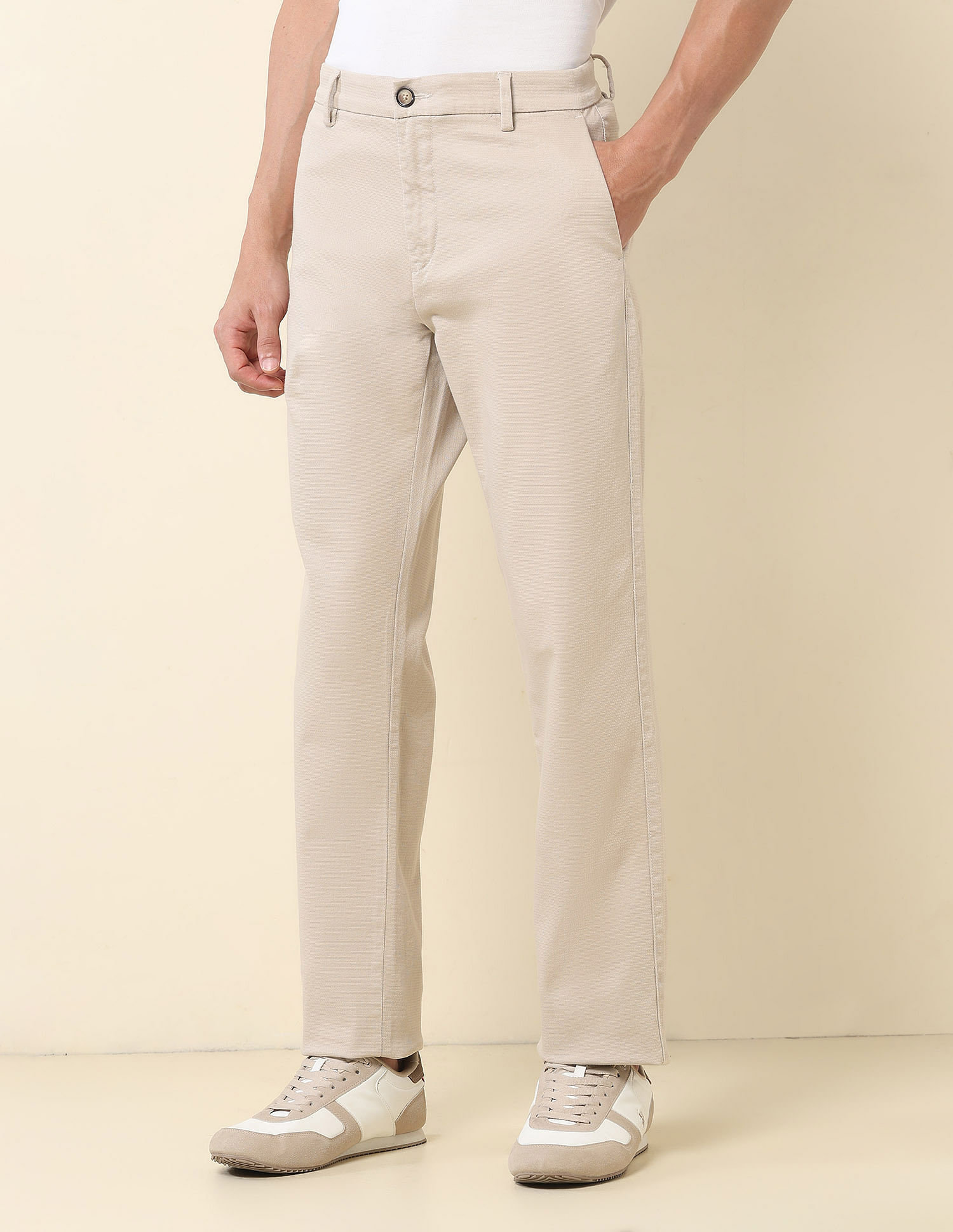 U.S. Polo Assn. Riley Straight Fit Dobby Trousers