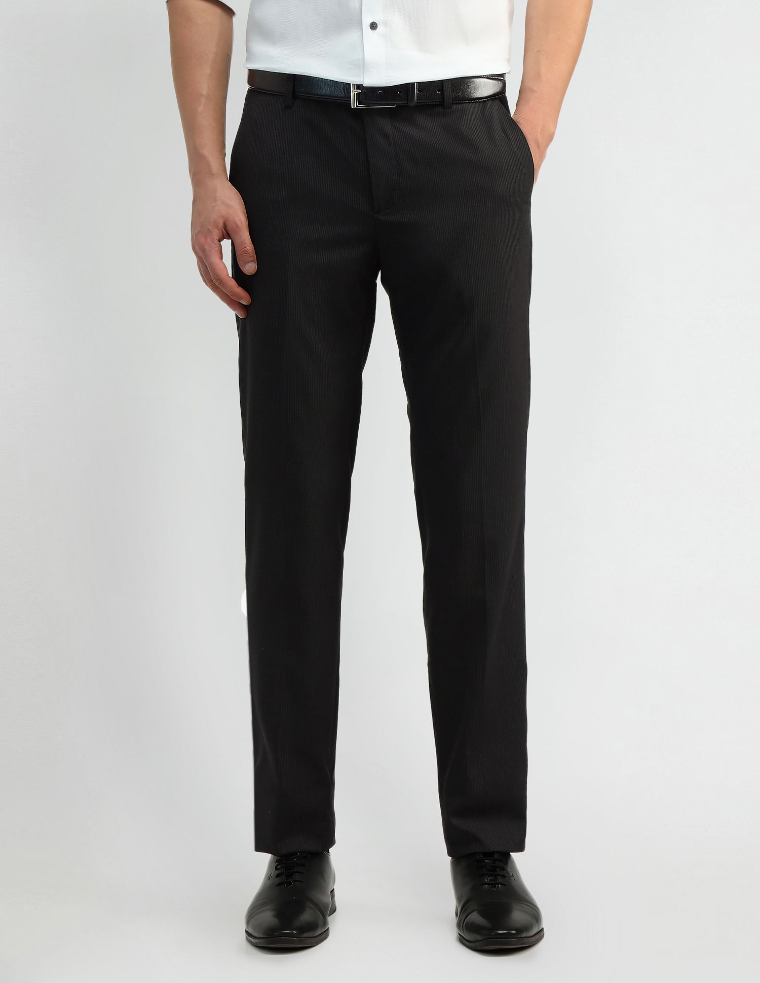 Arrow Mid Rise Tapered Fit Trousers