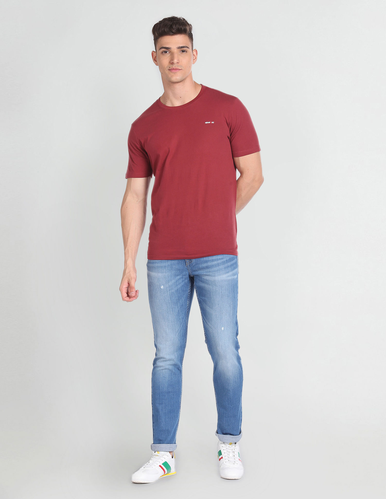 U.S. Polo Assn. Denim Co. Brandon Slim Tapered Fit Blue Jeans