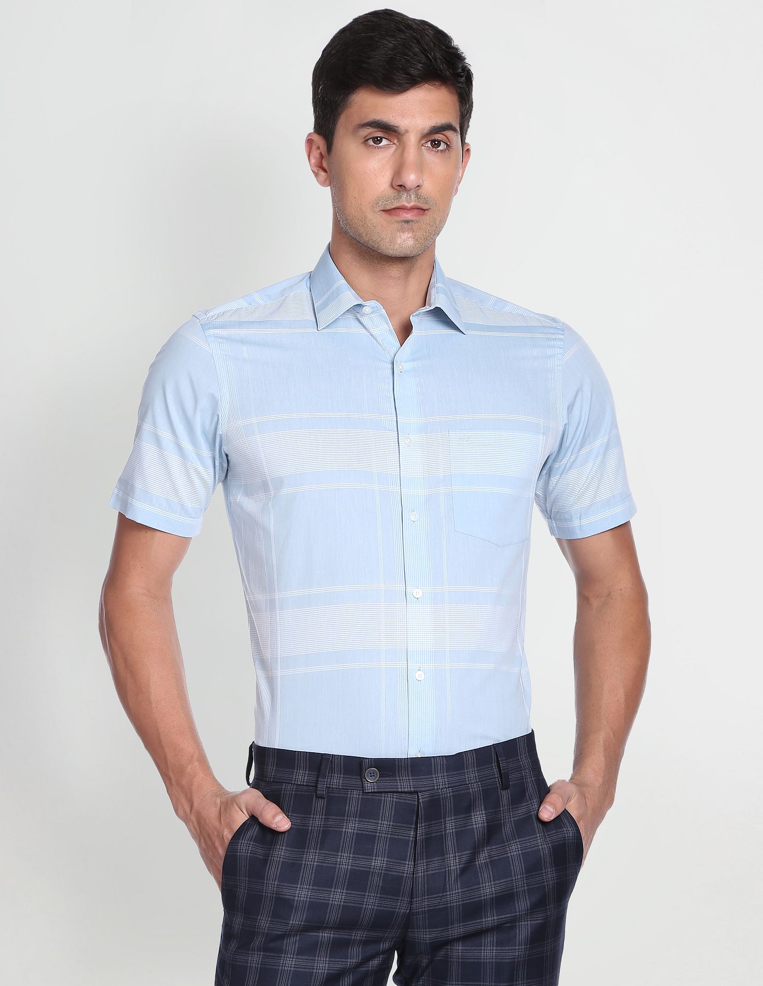 Arrow Dupplin Check Pinpoint Oxford Shirt
