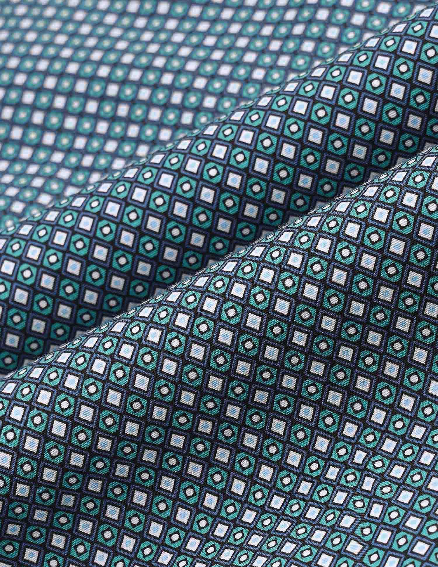 U.S. Polo Assn. Geometric Printed Tailored Fit Shirt
