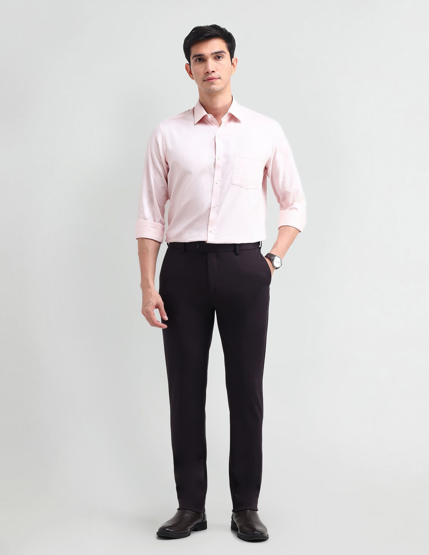 Arrow Regular Fit Solid Shirt