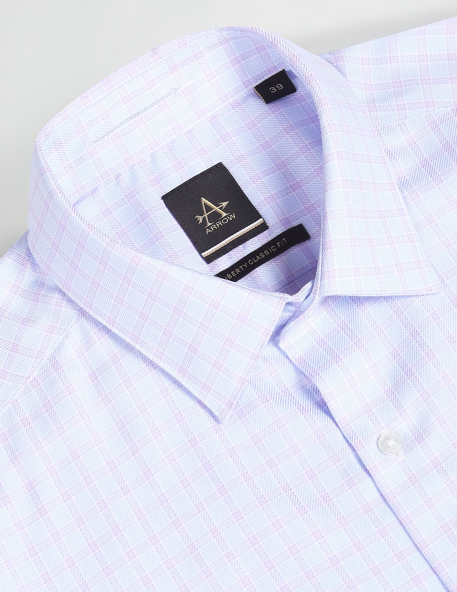 Arrow Auto Press Tartan Check Shirt