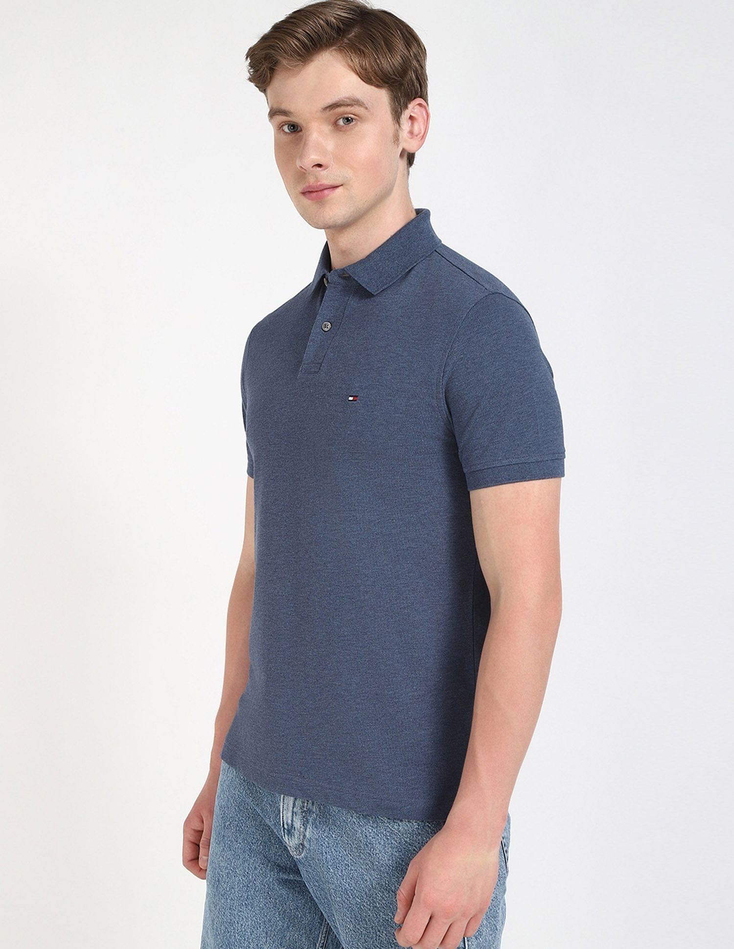Tommy Hilfiger Solid Regular-Fit Cotton T-Shirt