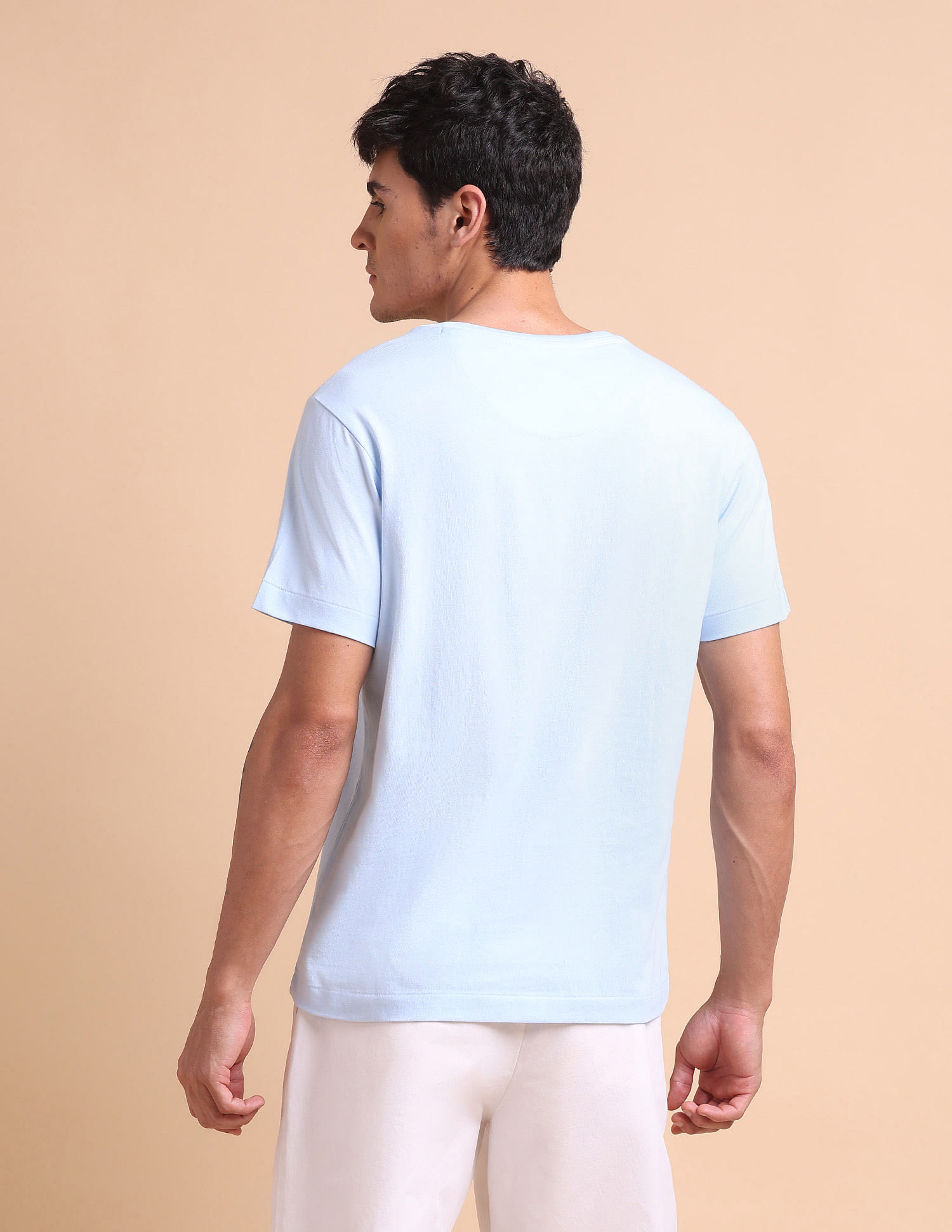 U.S. Polo Assn. Brand Embossed Slim Fit T-Shirt