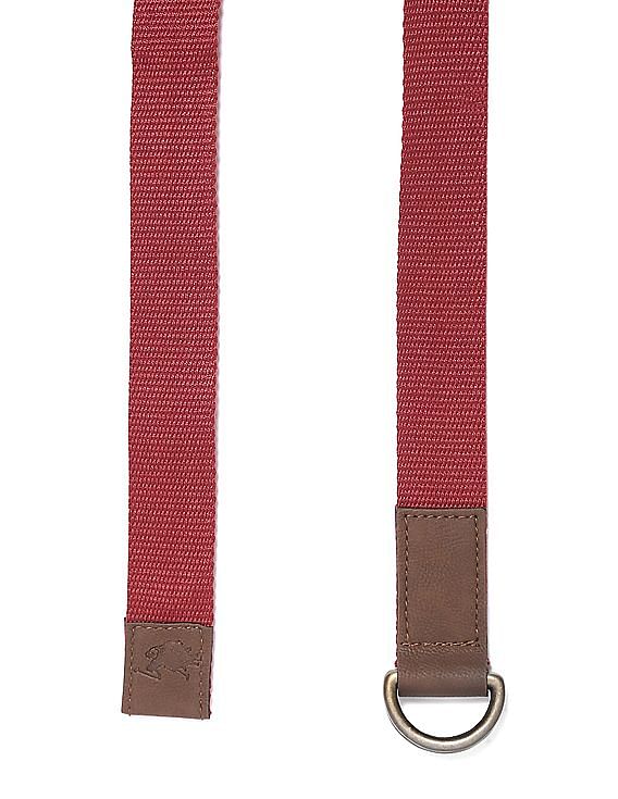 U.S. Polo Assn. Kids Boys Solid Canvas Belt