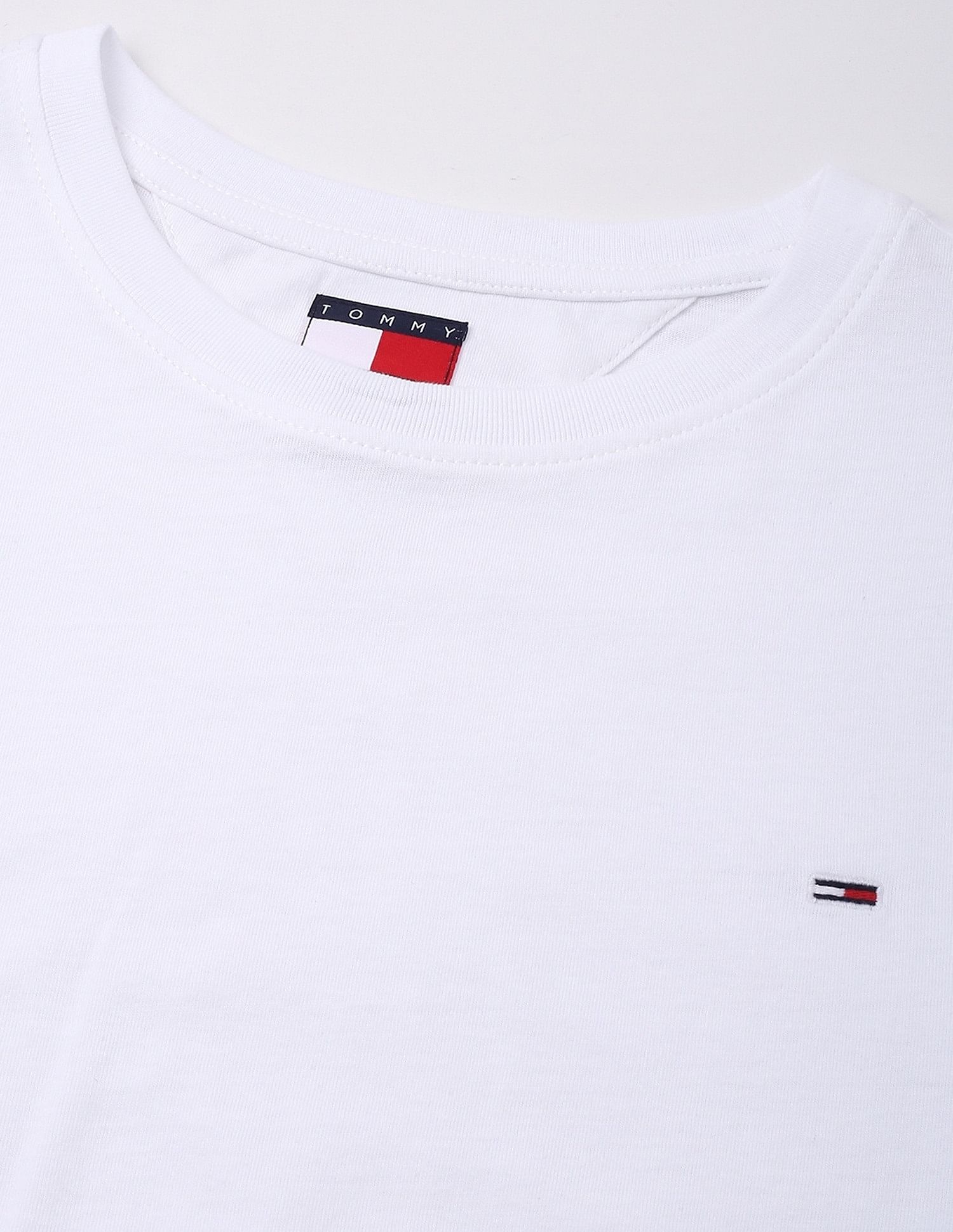Tommy Hilfiger Solid Slim-Fit Cotton T-Shirt
