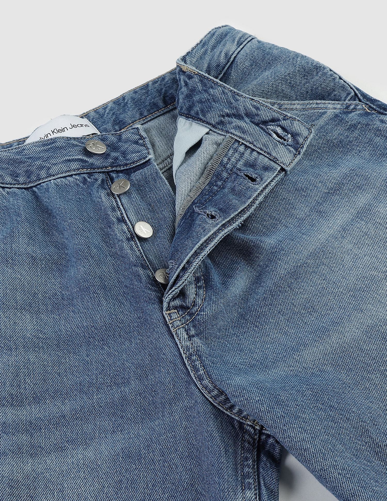 Calvin Klein Jeans Solid Denim Weave Jeans