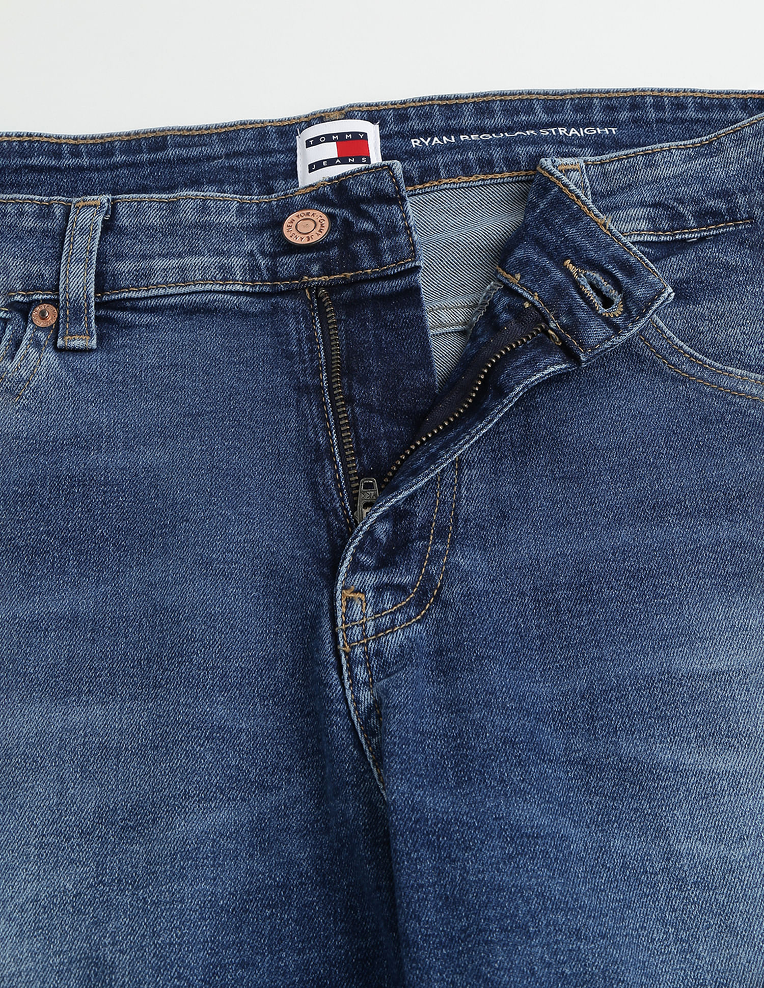 Tommy Hilfiger Ryan Straight Fit Stone Wash Jeans