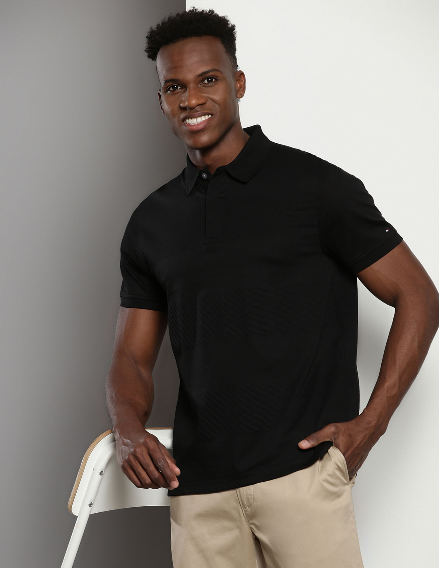 Tommy Hilfiger Sustainable Horizontal Stripe Polo Shirt