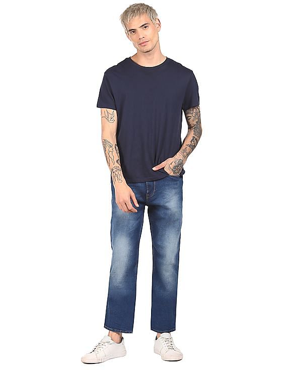 Flying Machine Django Straight Fit Mid Rise Jeans