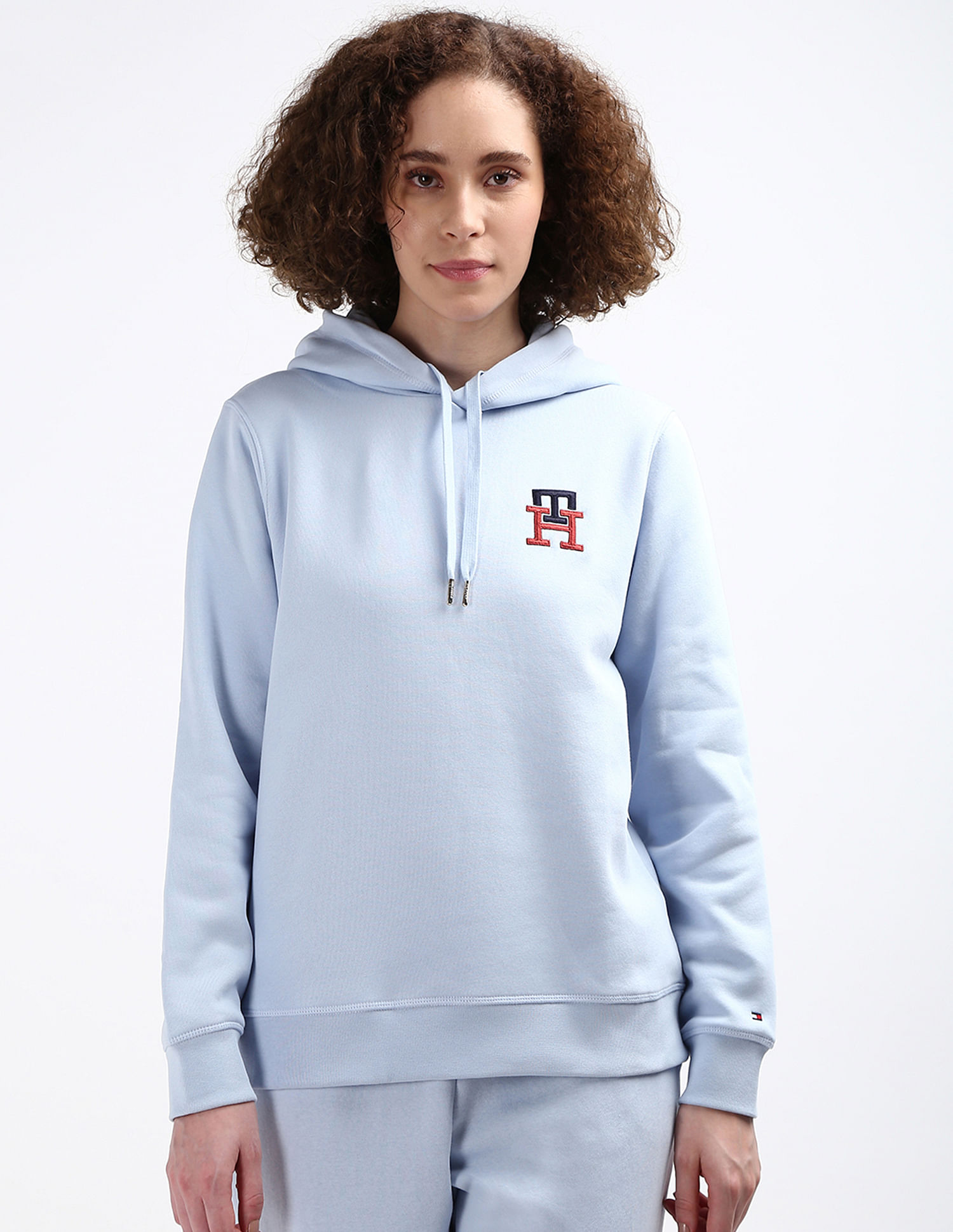 Tommy Hilfiger Embroidered Monogram Hooded Sweatshirt