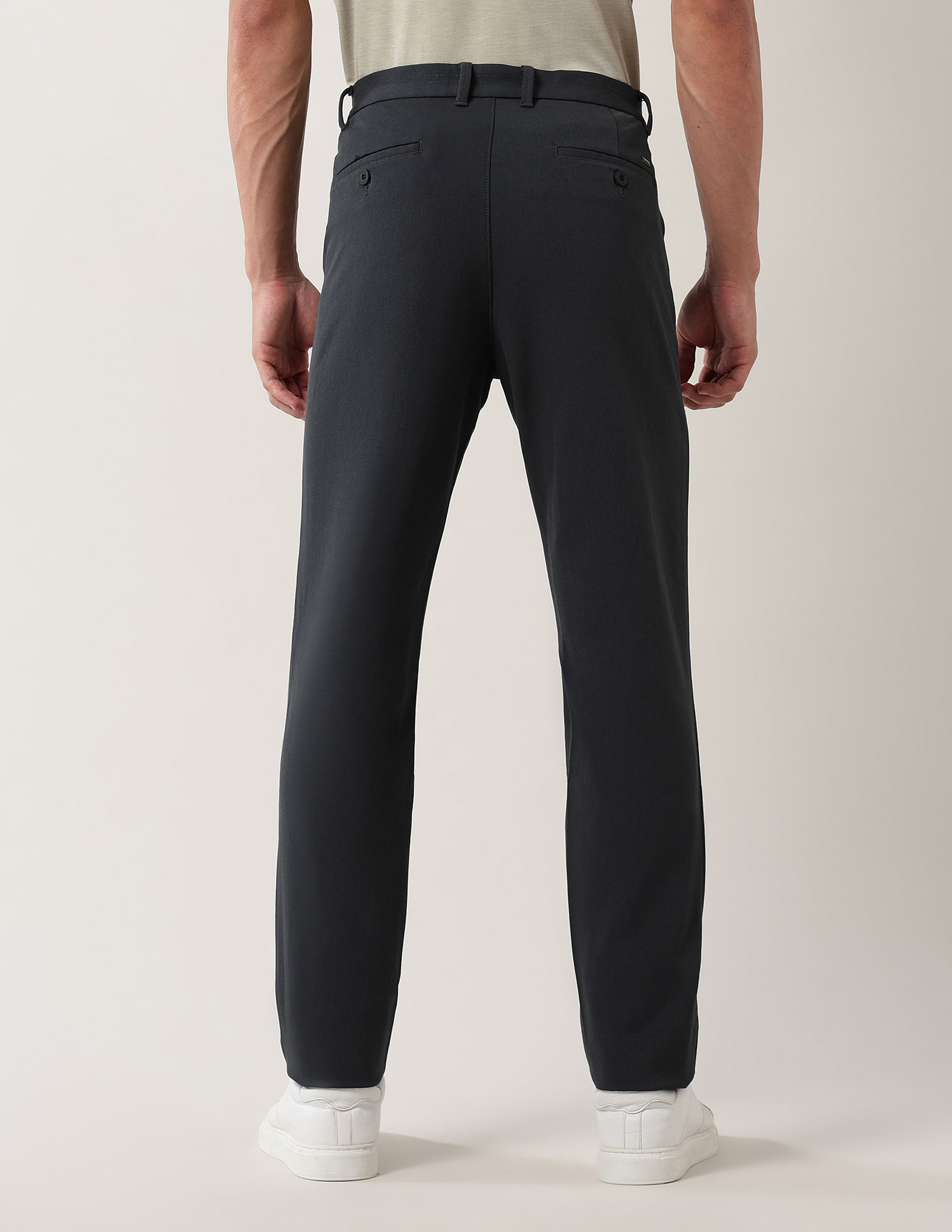 Arrow Sport Solid Twill Autoflex Trousers