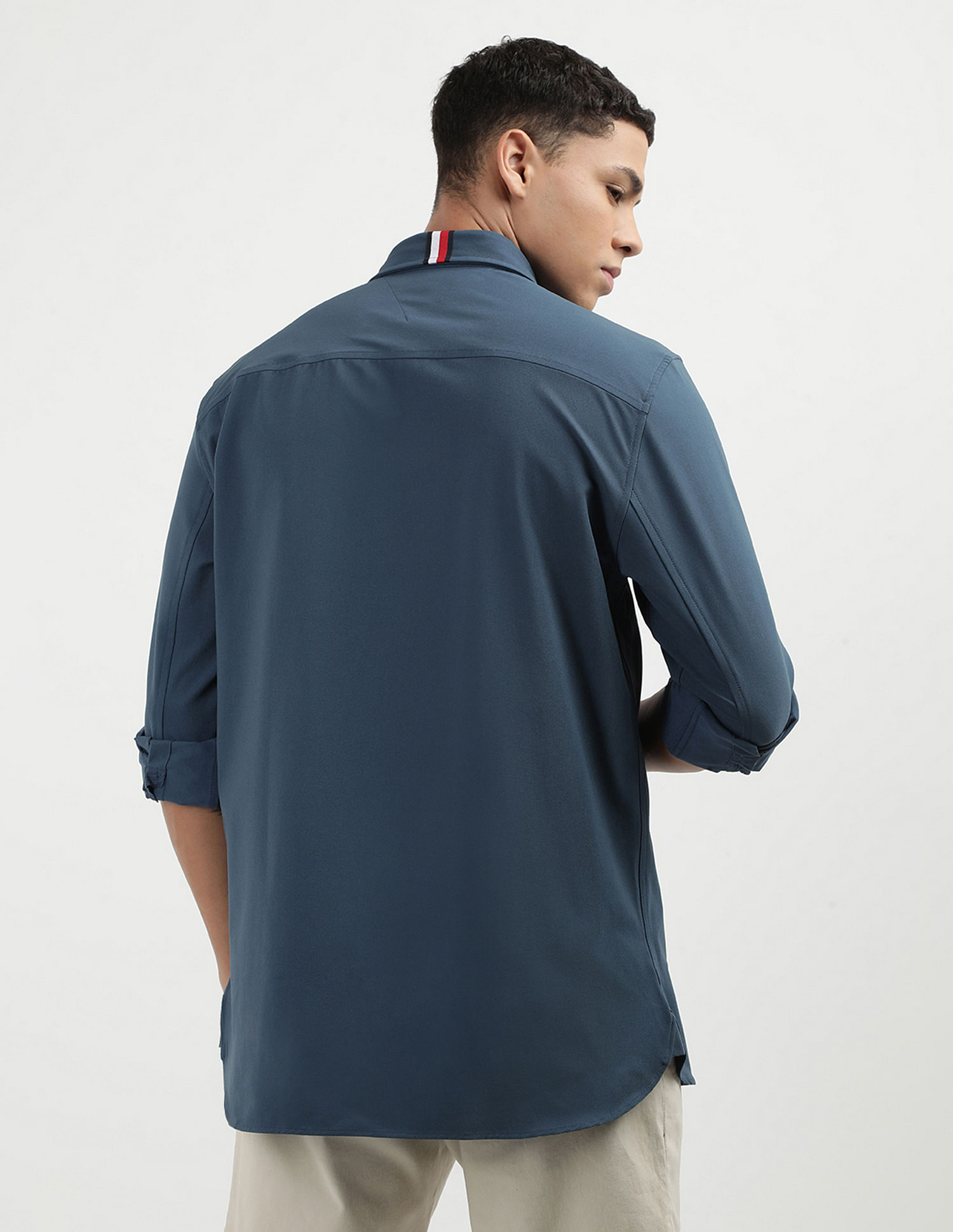 Tommy Hilfiger Solid Tech Poplin Shirt