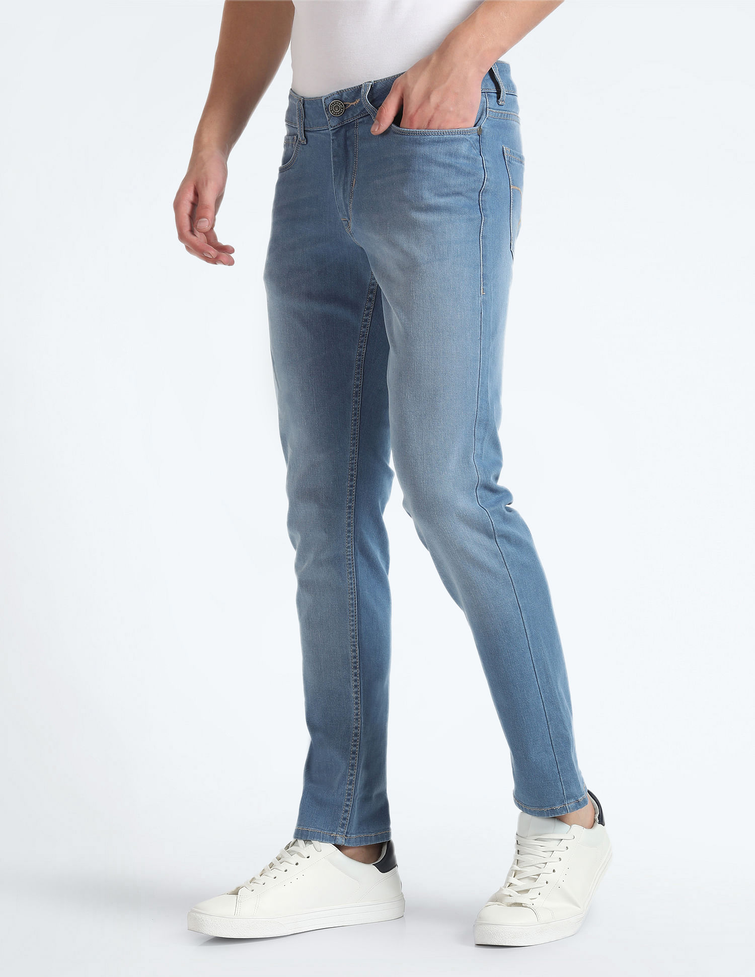 Flying Machine Jackson Super Skinny Fit Mid Rise Jeans