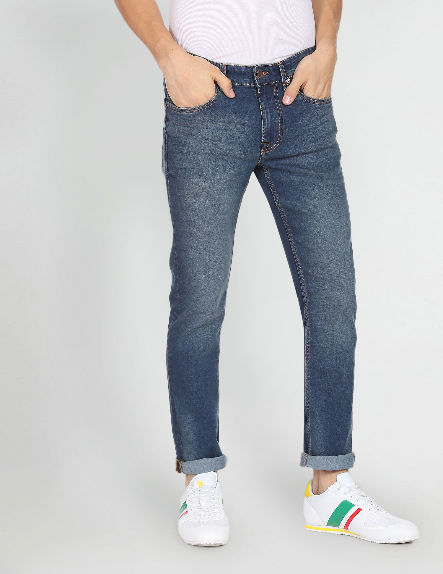 U.S. Polo Assn. Denim Co. Regallo Skinny Fit Blue Jeans