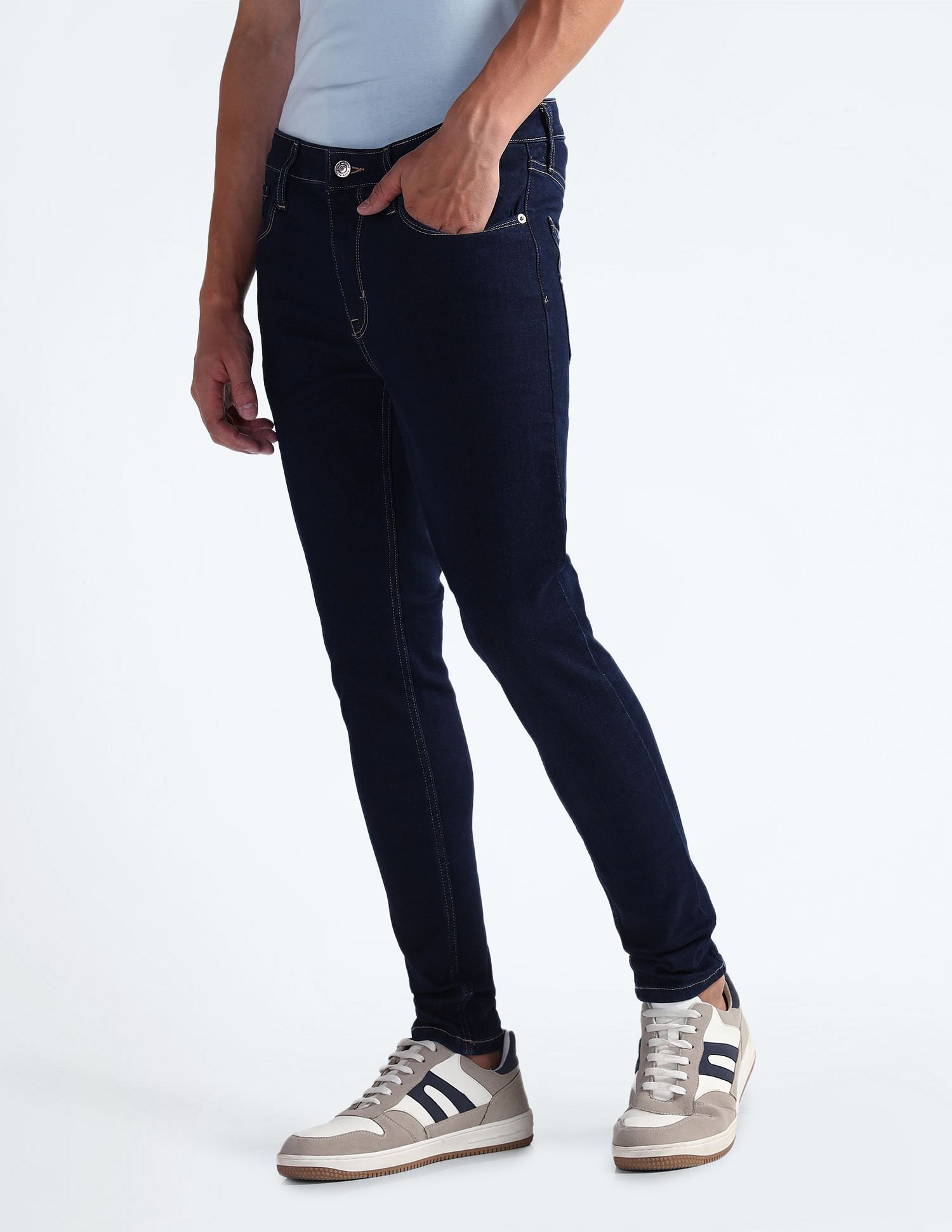 Flying Machine Morrison Skinny Cropped Jeans