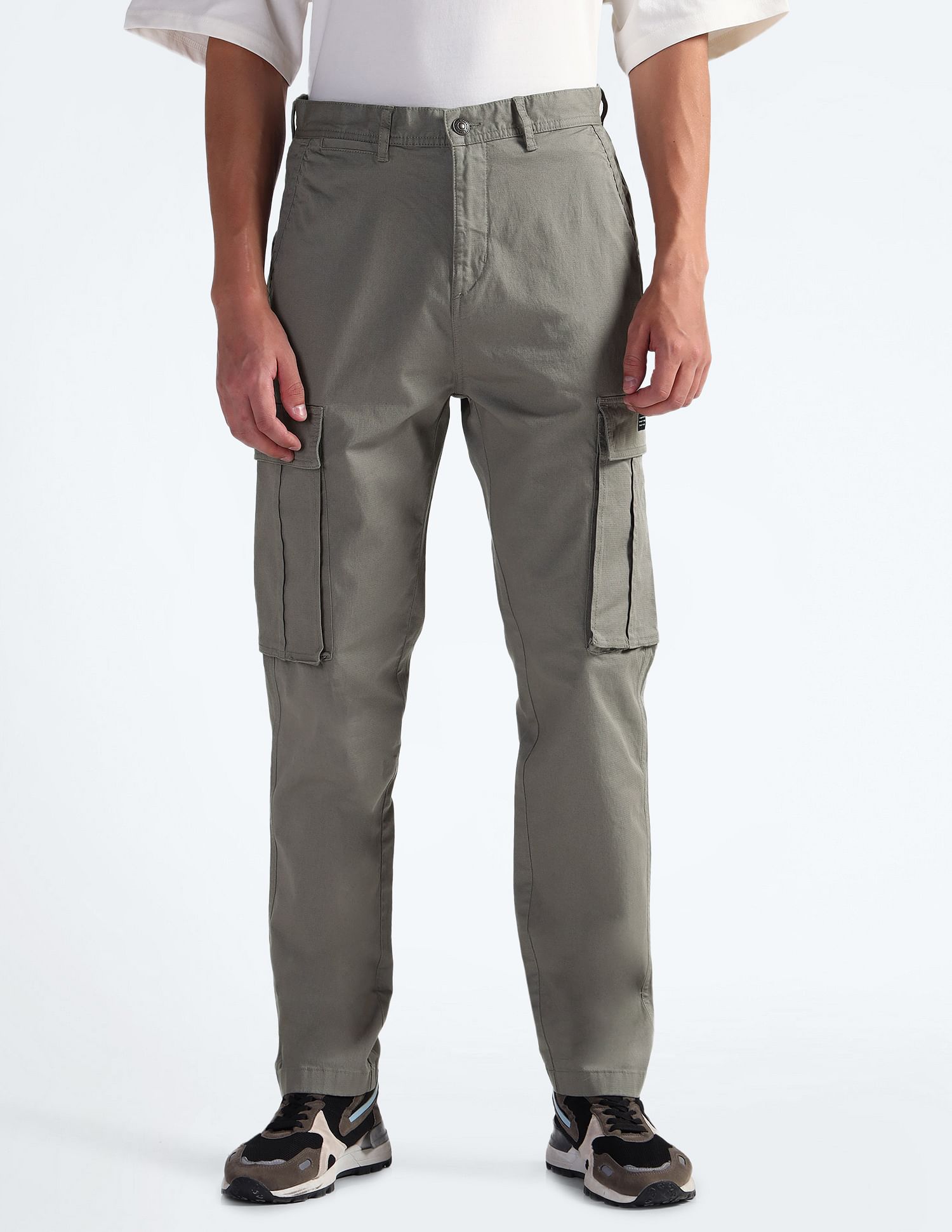 Flying Machine Solid Cargo Trousers