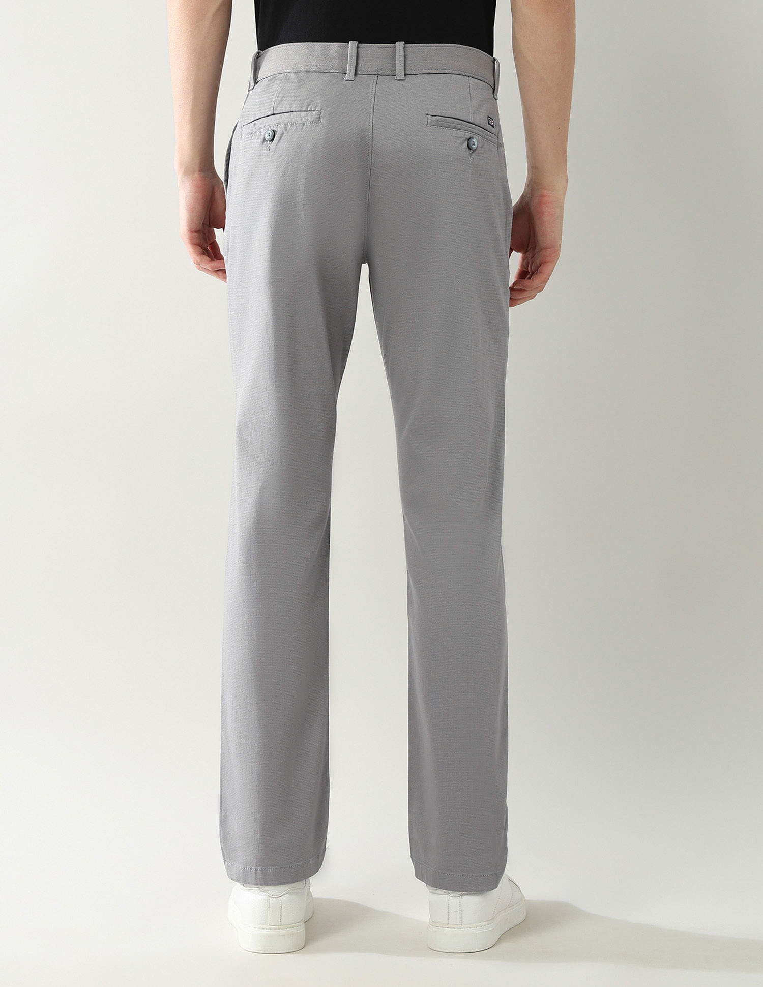 Arrow Sport Mid Rise Dobby Autoflex Trousers
