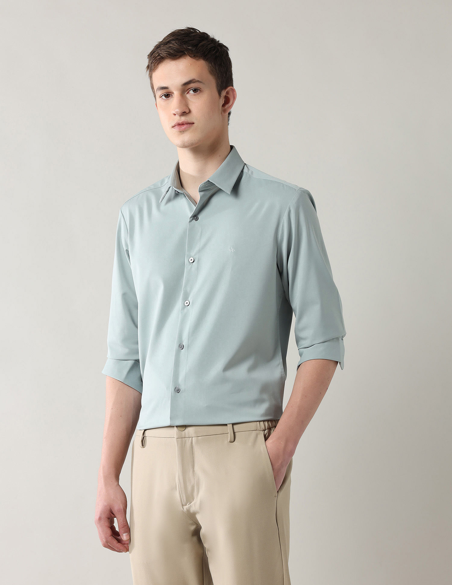 Arrow Newyork Brooklyn Ultra Slim Fit Twill Shirt