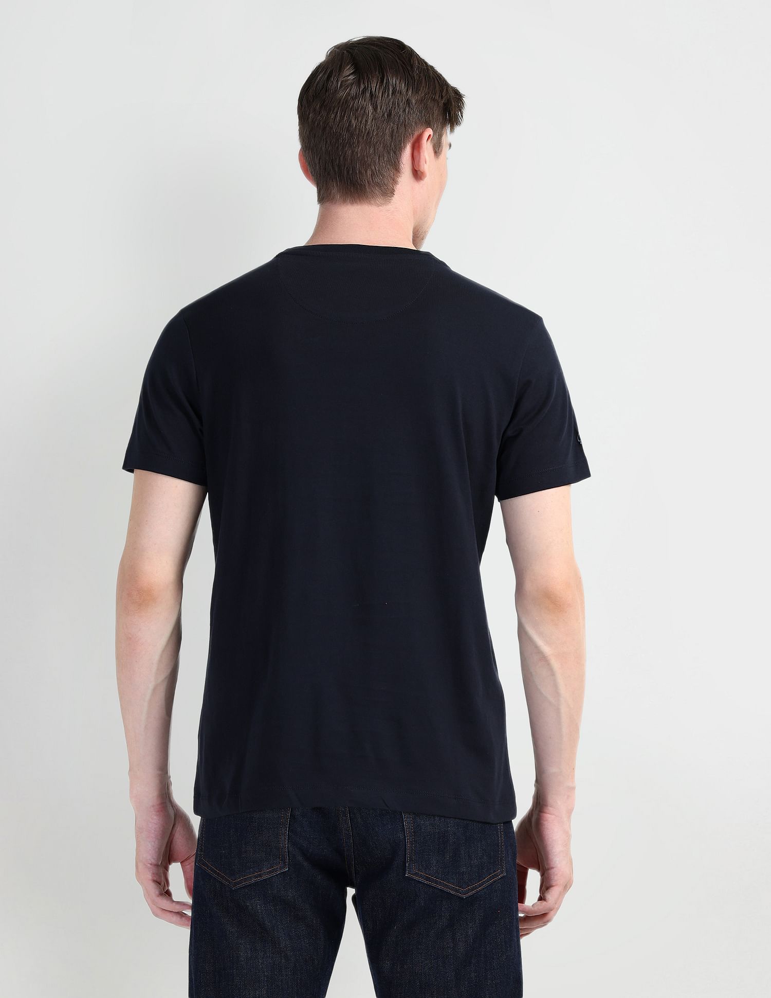 U.S. Polo Assn. Denim Co. Brand Printed Cotton T-Shirt