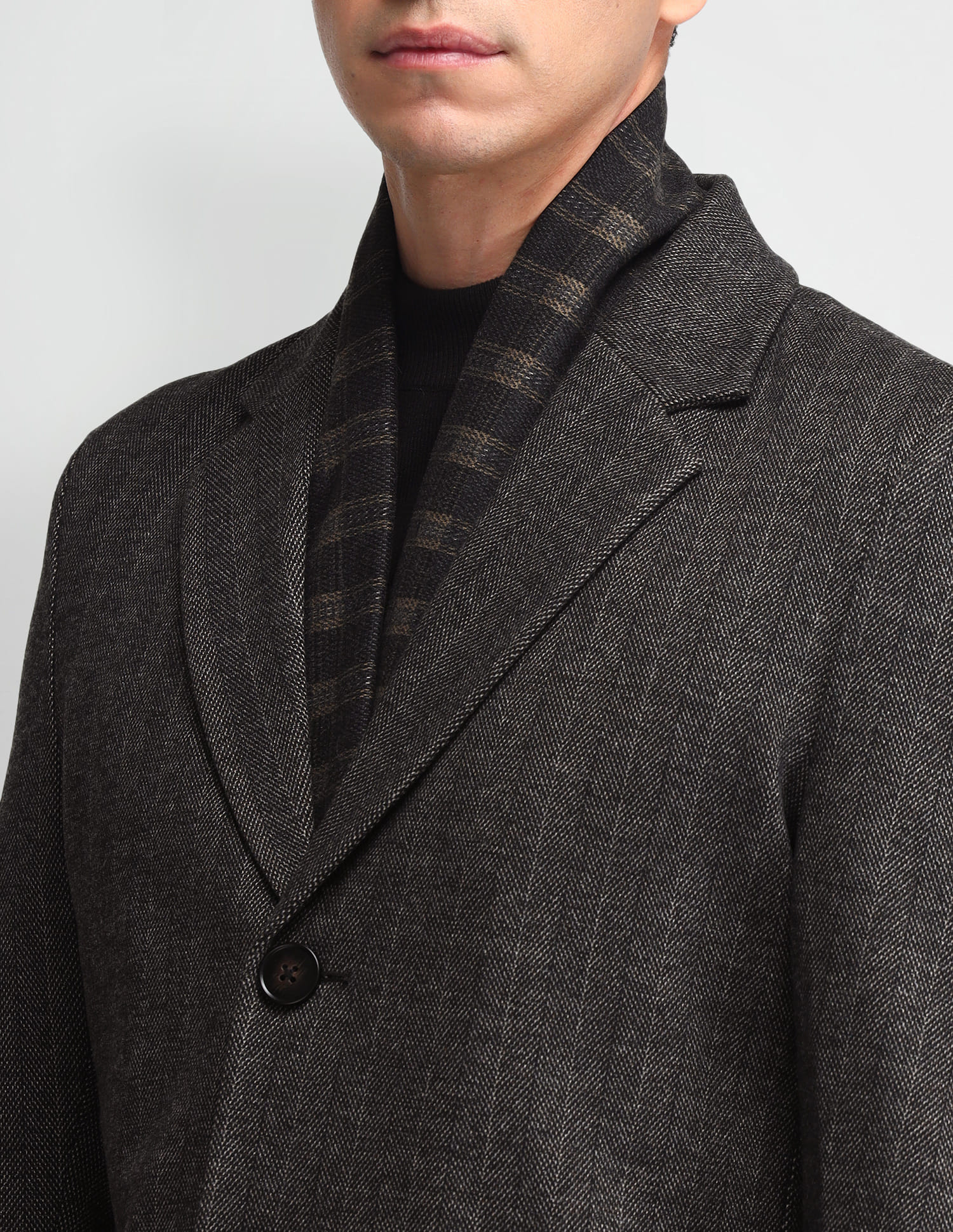 Buy Arrow Sport Vertical Striped Regular Fit Trench Coat - NNNOW.com