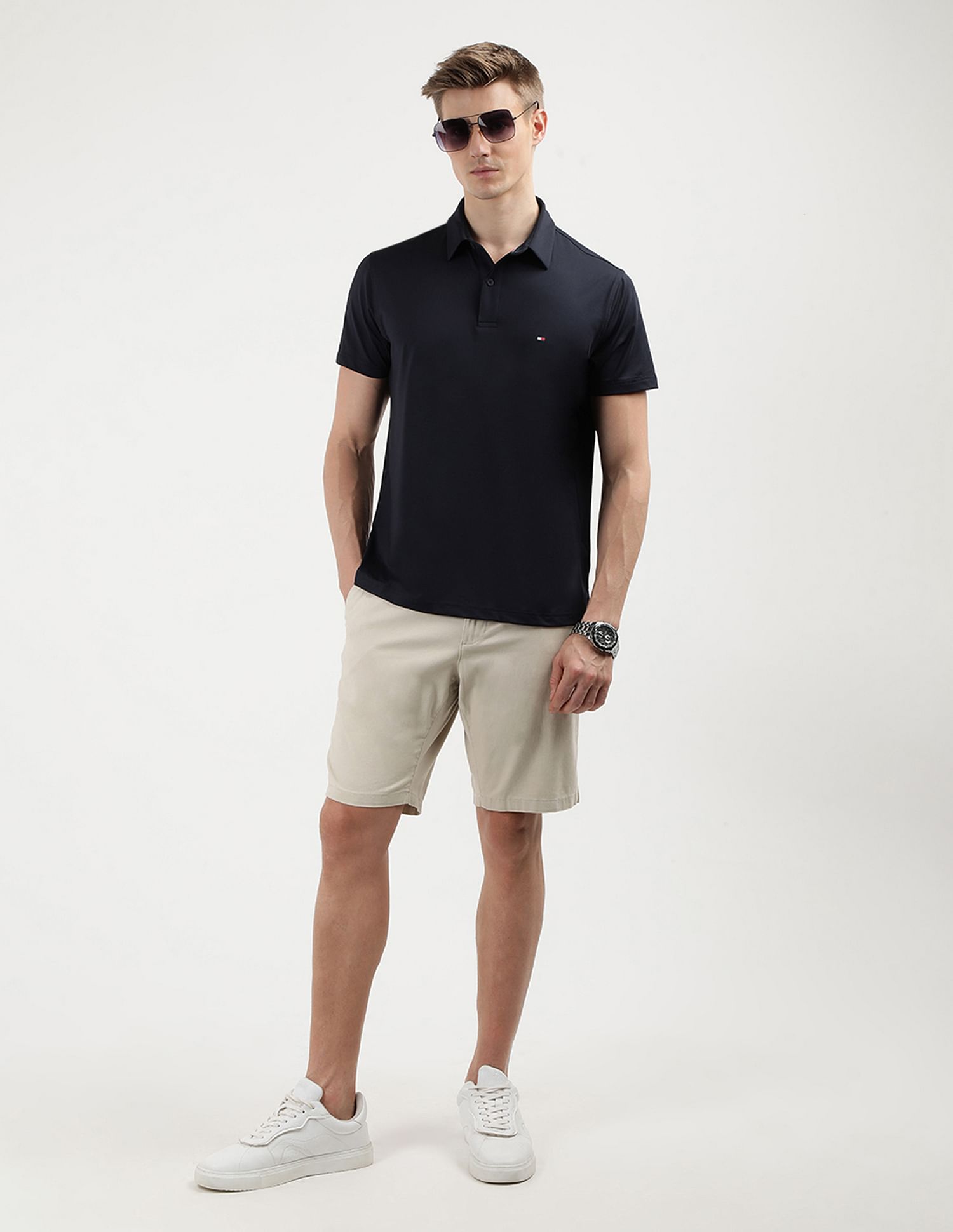 Tommy Hilfiger Short Sleeve Solid Polo Shirt