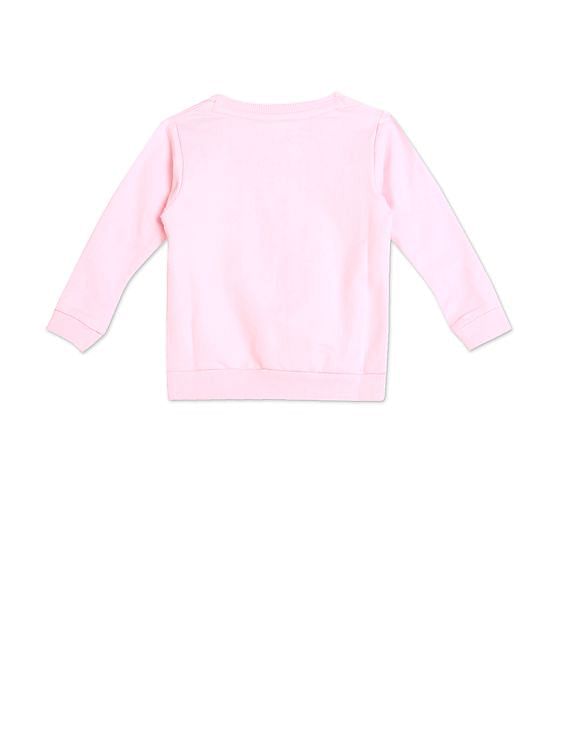 U.S. Polo Assn. Kids Crew Neck Printed Sweatshirt