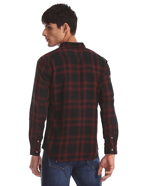 Flying Machine Regular Fit Check Shirt