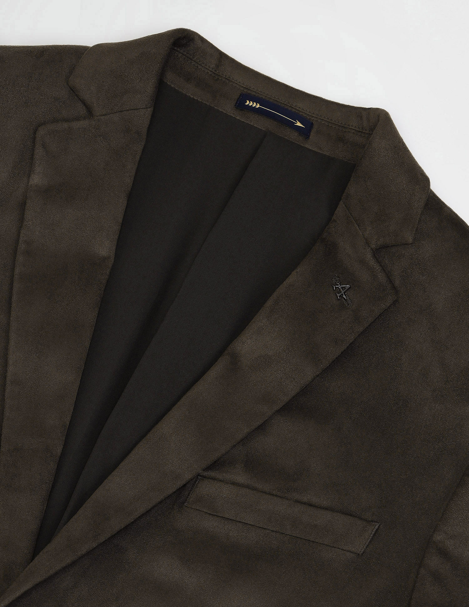 Arrow Zero Calorie Slim Fit Knitted Suede Blazer