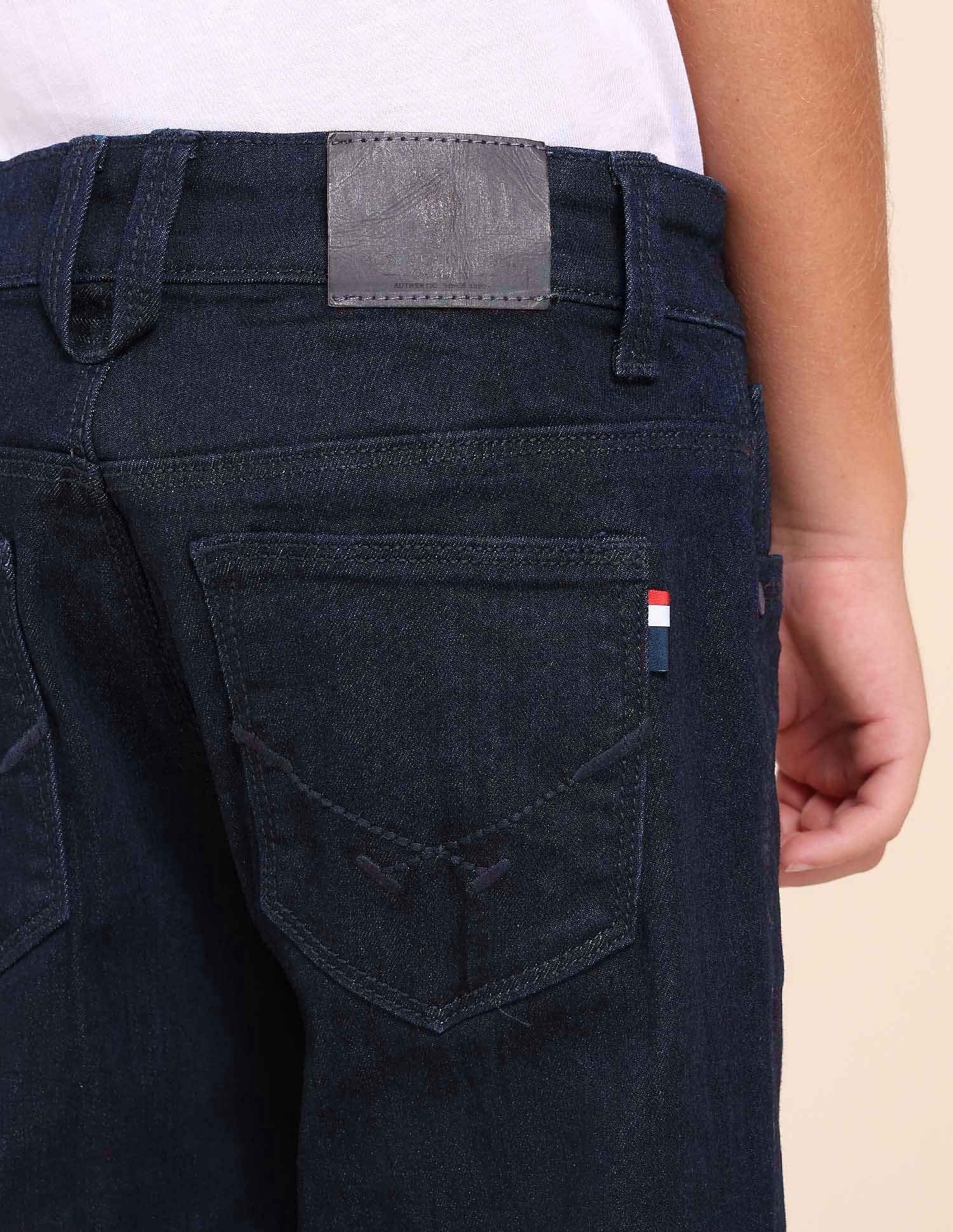 U.S. Polo Assn. Kids Boys Relaxed Fit Blue Jeans