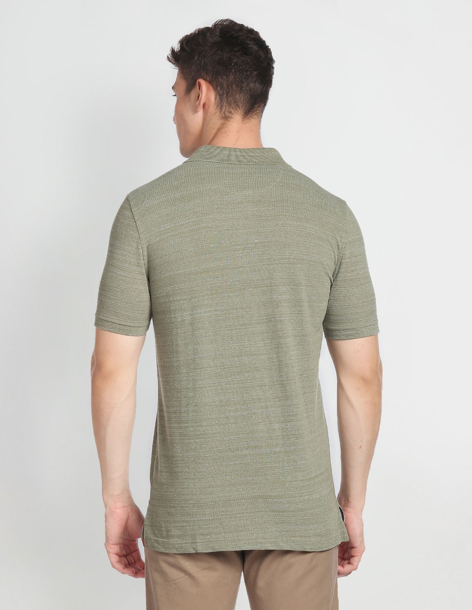 Arrow Sports Heathered Pique Polo Shirt