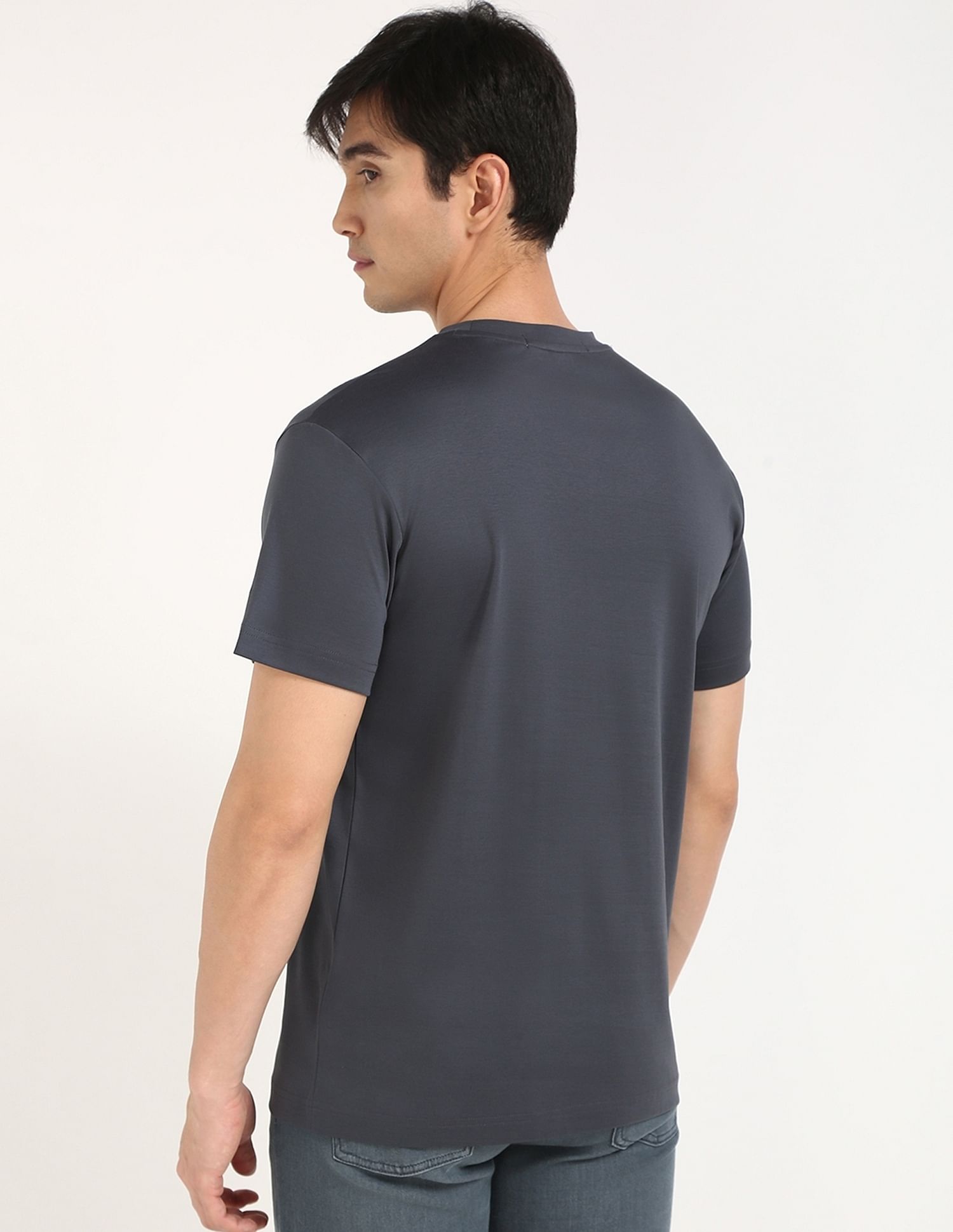 Calvin Klein Jeans Embroidered Logo Regular-Fit Cotton T Shirt