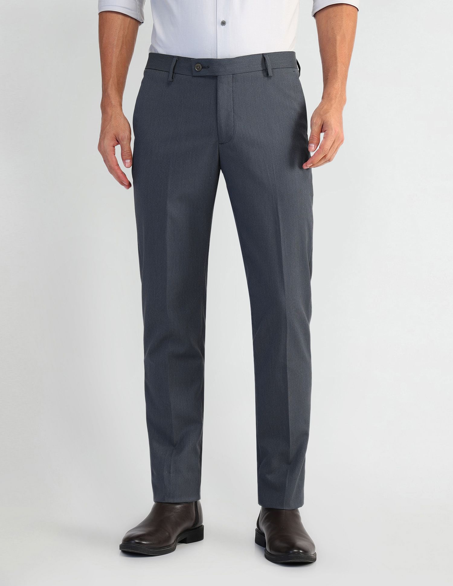 Arrow Tapered Fit Dobby Trousers