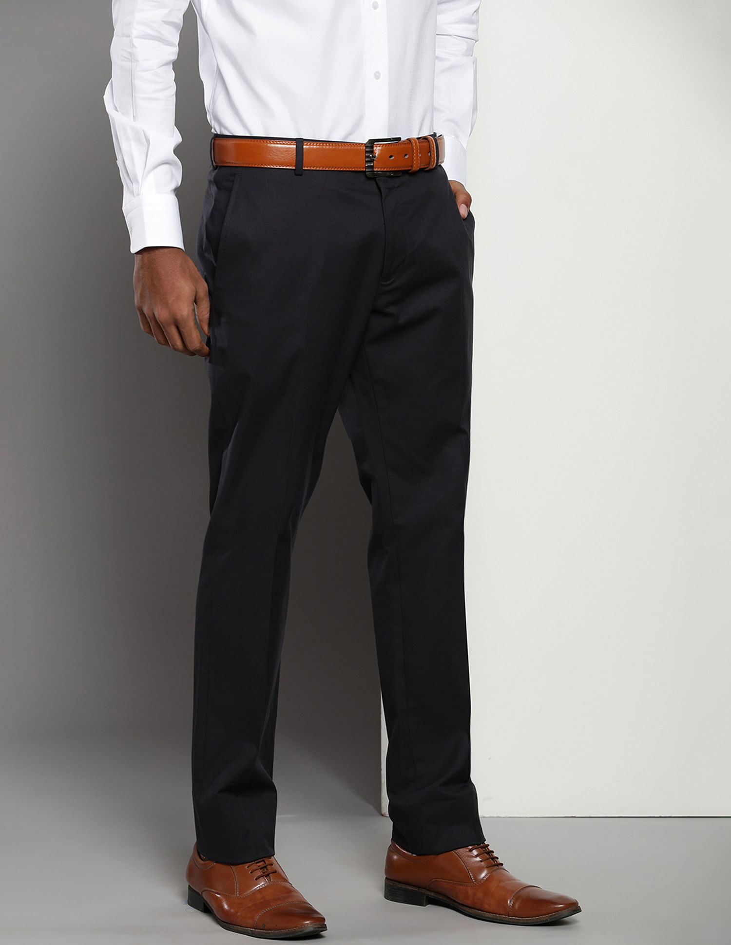 Tommy Hilfiger Mid Rise Regular Fit Trousers